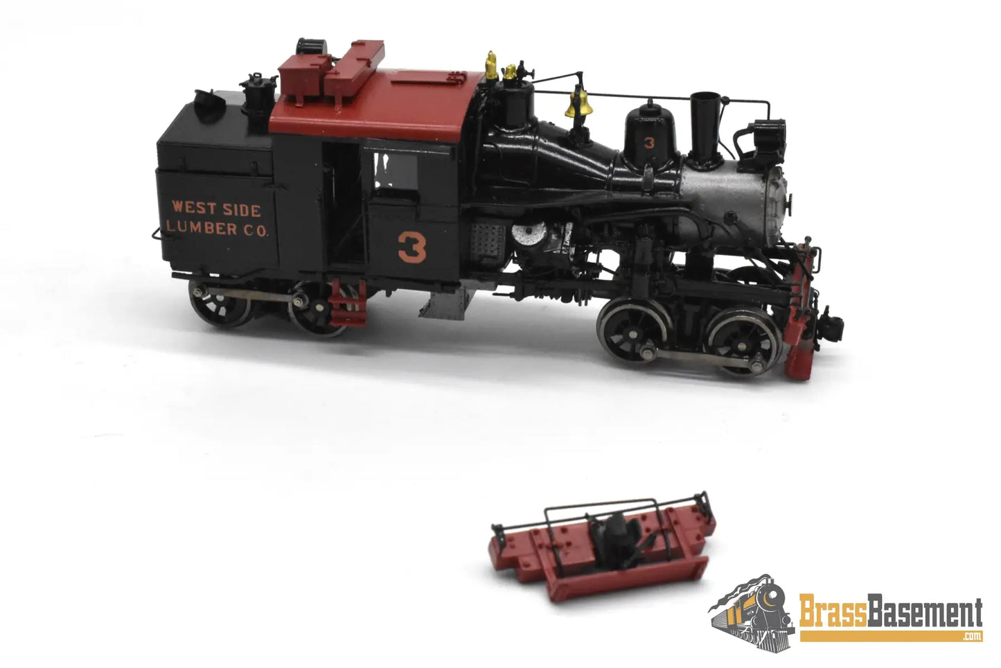 HO Brass – PSC 17128-1 WSLC 37-Ton Heisler #3 – Factory Painted – ISSUES – Korea Steam