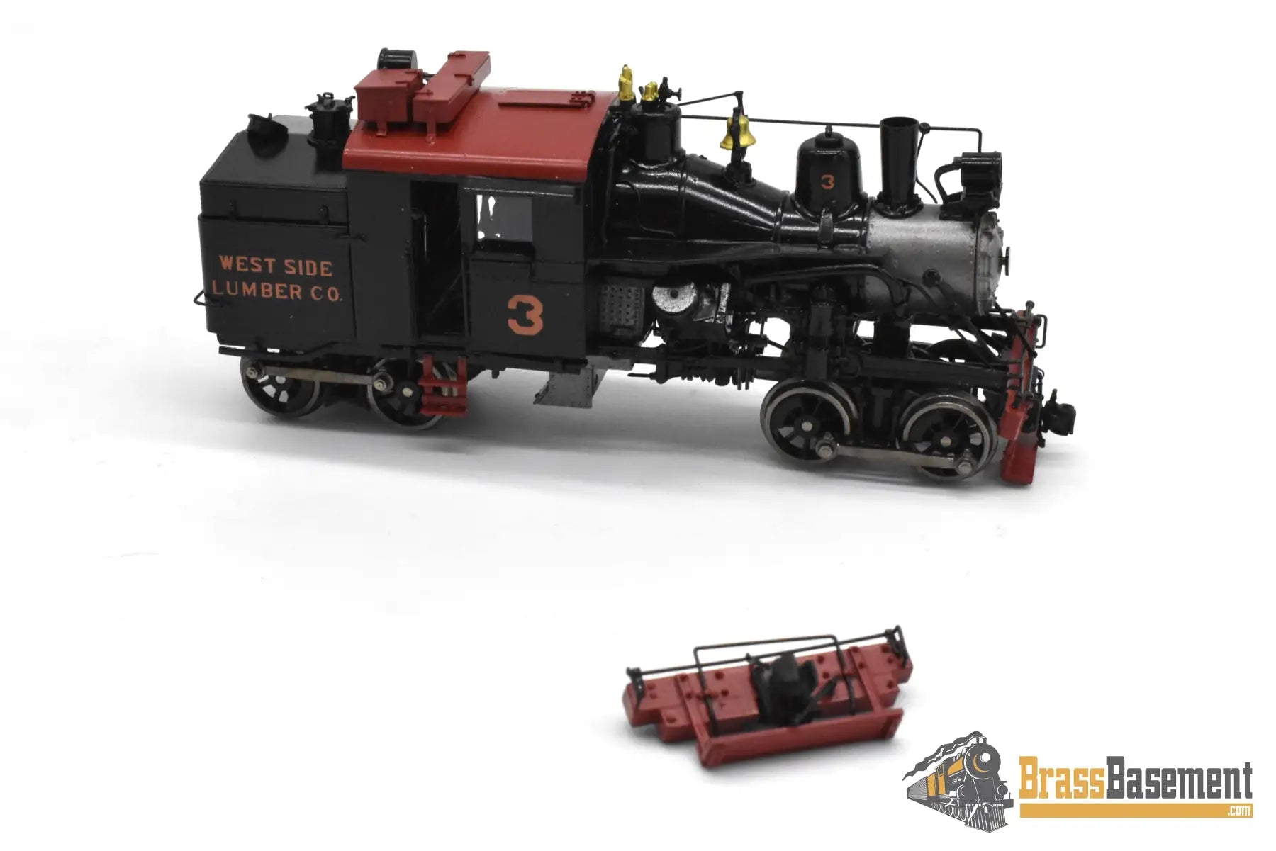 HO Brass – PSC 17128-1 WSLC 37-Ton Heisler #3 – Factory Painted – ISSUES – Korea Steam