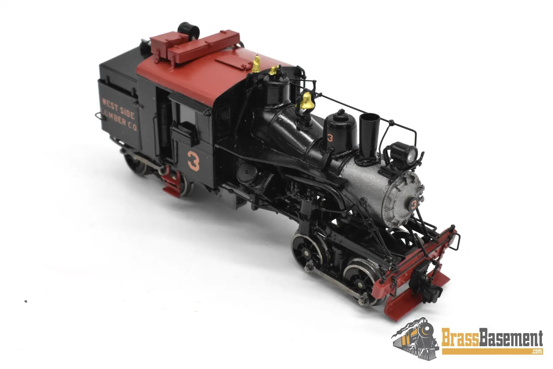 HO Brass – PSC 17128-1 WSLC 37-Ton Heisler #3 – Factory Painted – ISSUES – Korea Steam