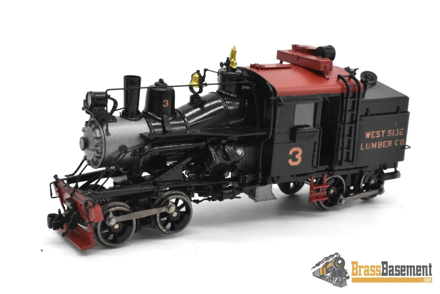 HO Brass – PSC 17128-1 WSLC 37-Ton Heisler #3 – Factory Painted – ISSUES – Korea Steam