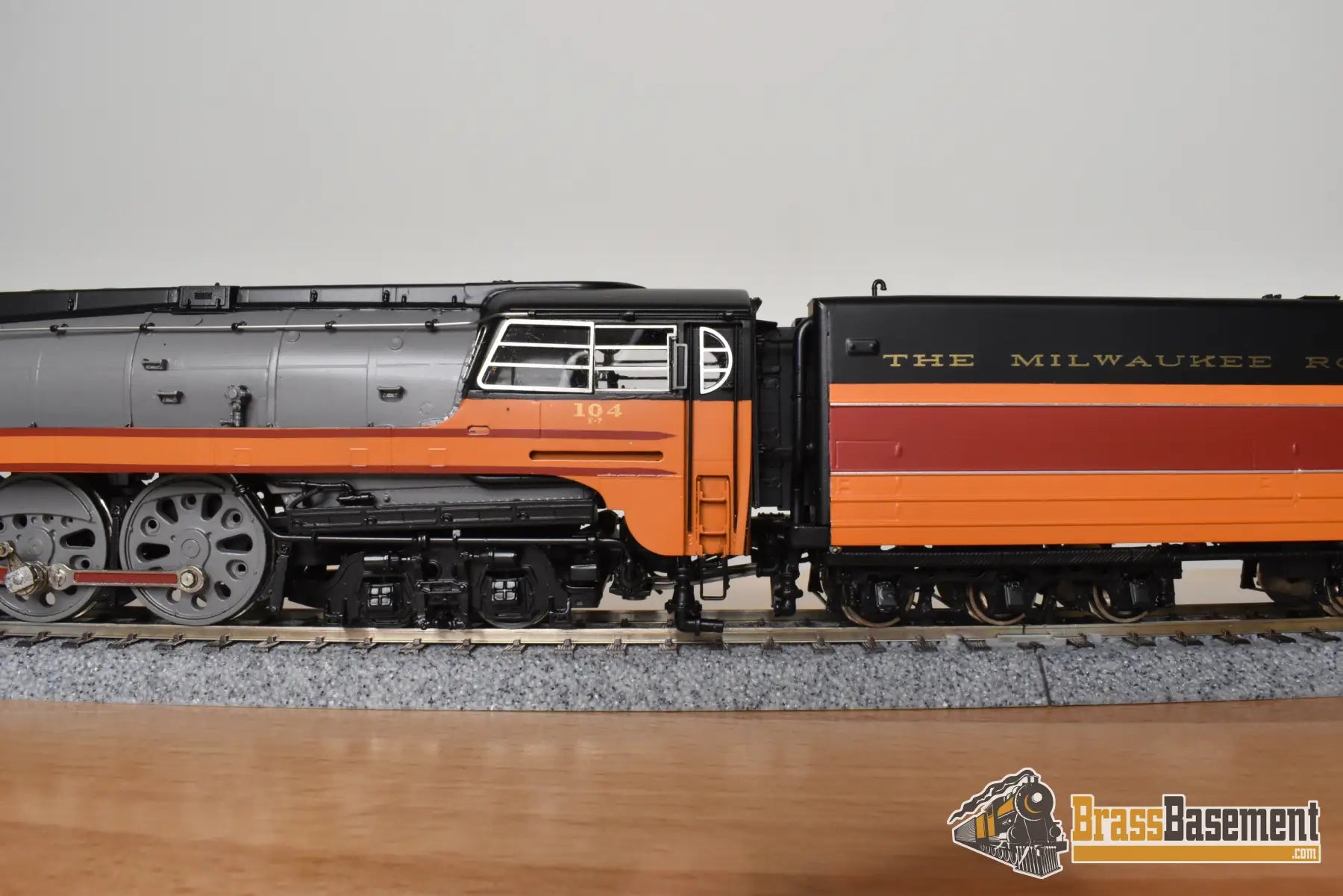 HO Brass - PSC 17272-1 Milwaukee Road F7 4-6-4 Hudson - As Built Hiawatha - F/P Steam