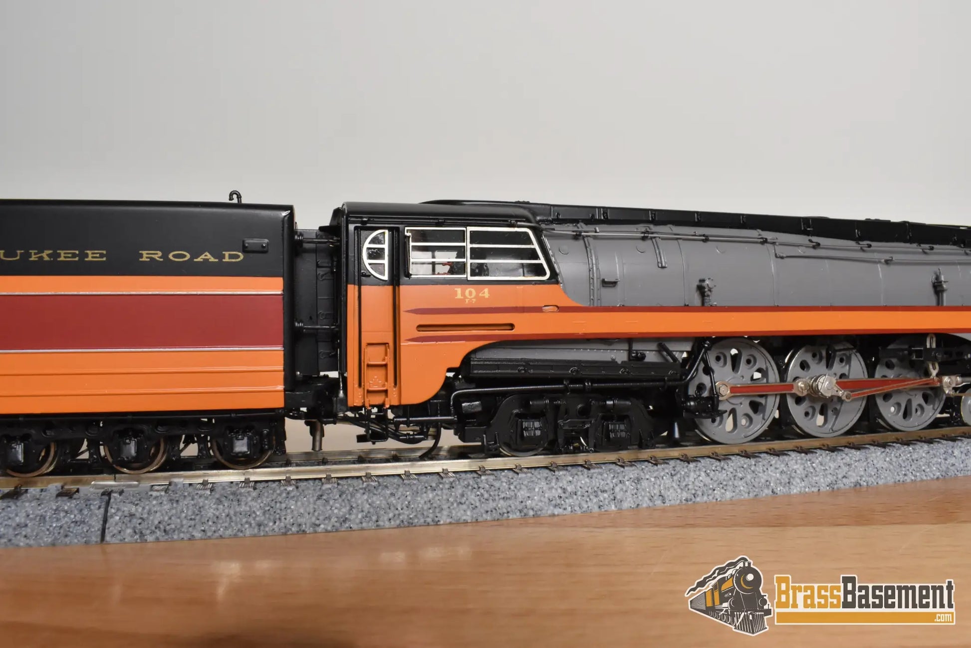 HO Brass - PSC 17272-1 Milwaukee Road F7 4-6-4 Hudson - As Built Hiawatha - F/P Steam
