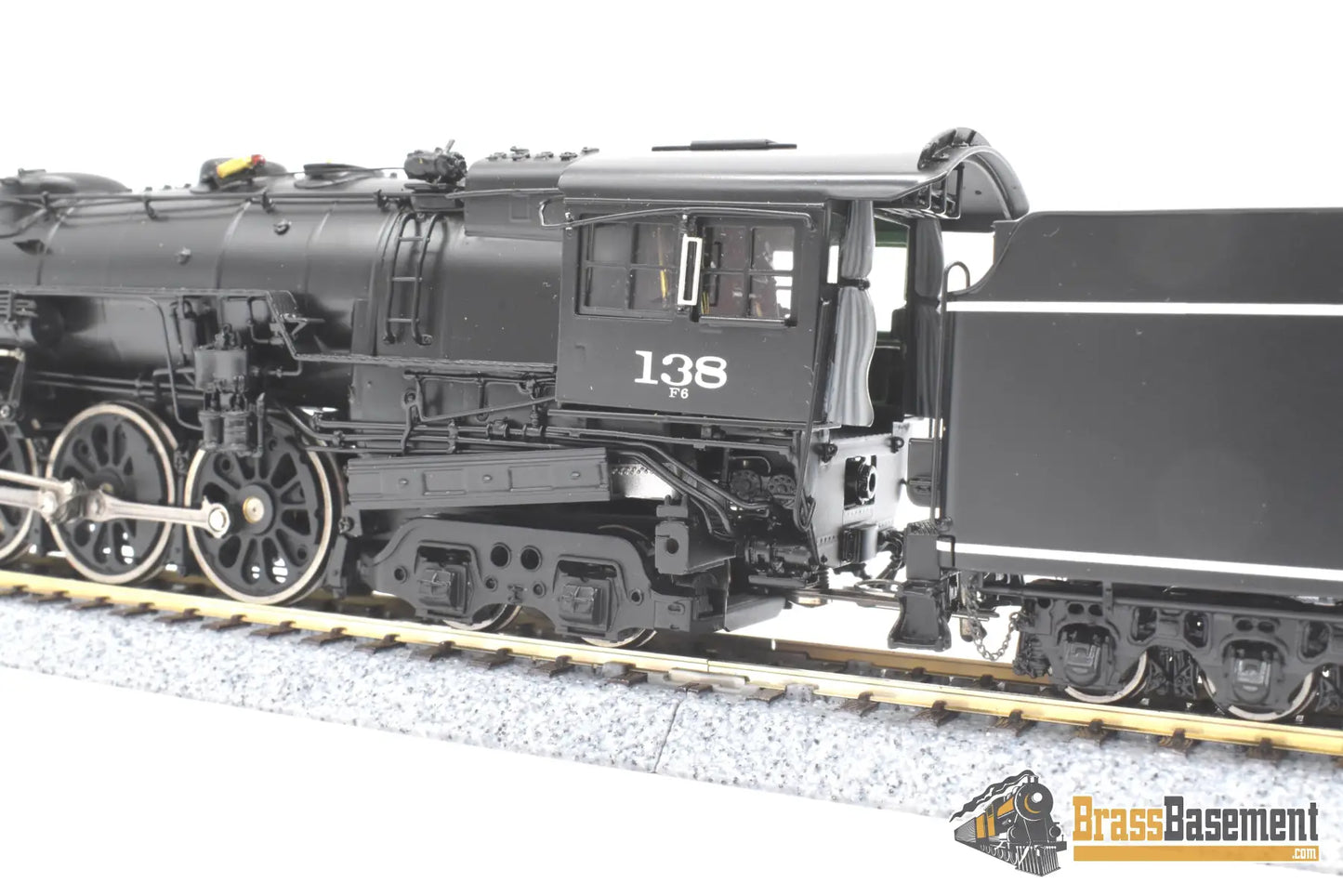 HO Brass - PSC #17300-1 Milwaukee Road F6 4-6-4 Hudson #138 - F/P Beautiful! Steam