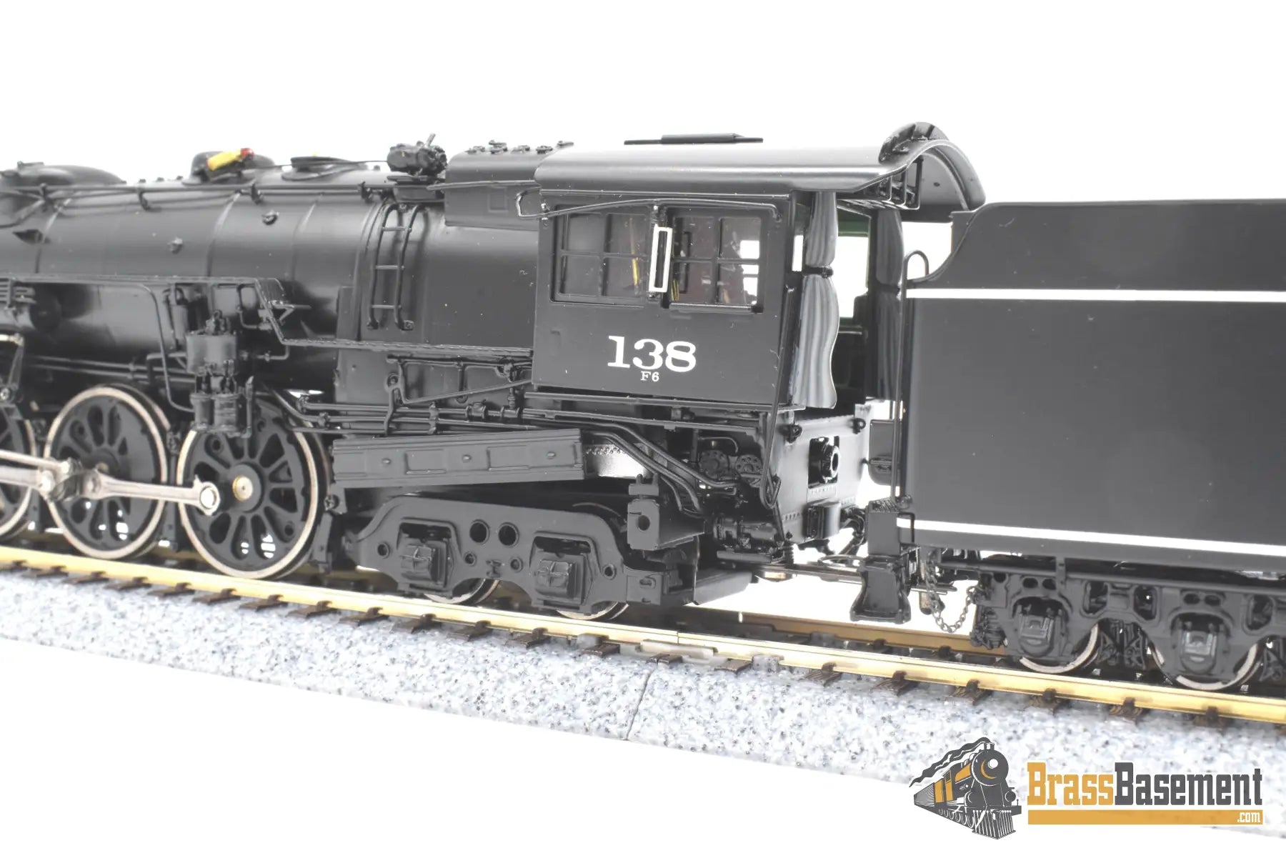 HO Brass - PSC #17300-1 Milwaukee Road F6 4-6-4 Hudson #138 - F/P Beautiful! Steam