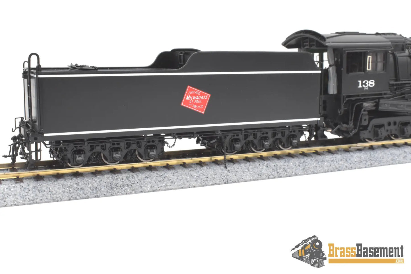 HO Brass - PSC #17300-1 Milwaukee Road F6 4-6-4 Hudson #138 - F/P Beautiful! Steam