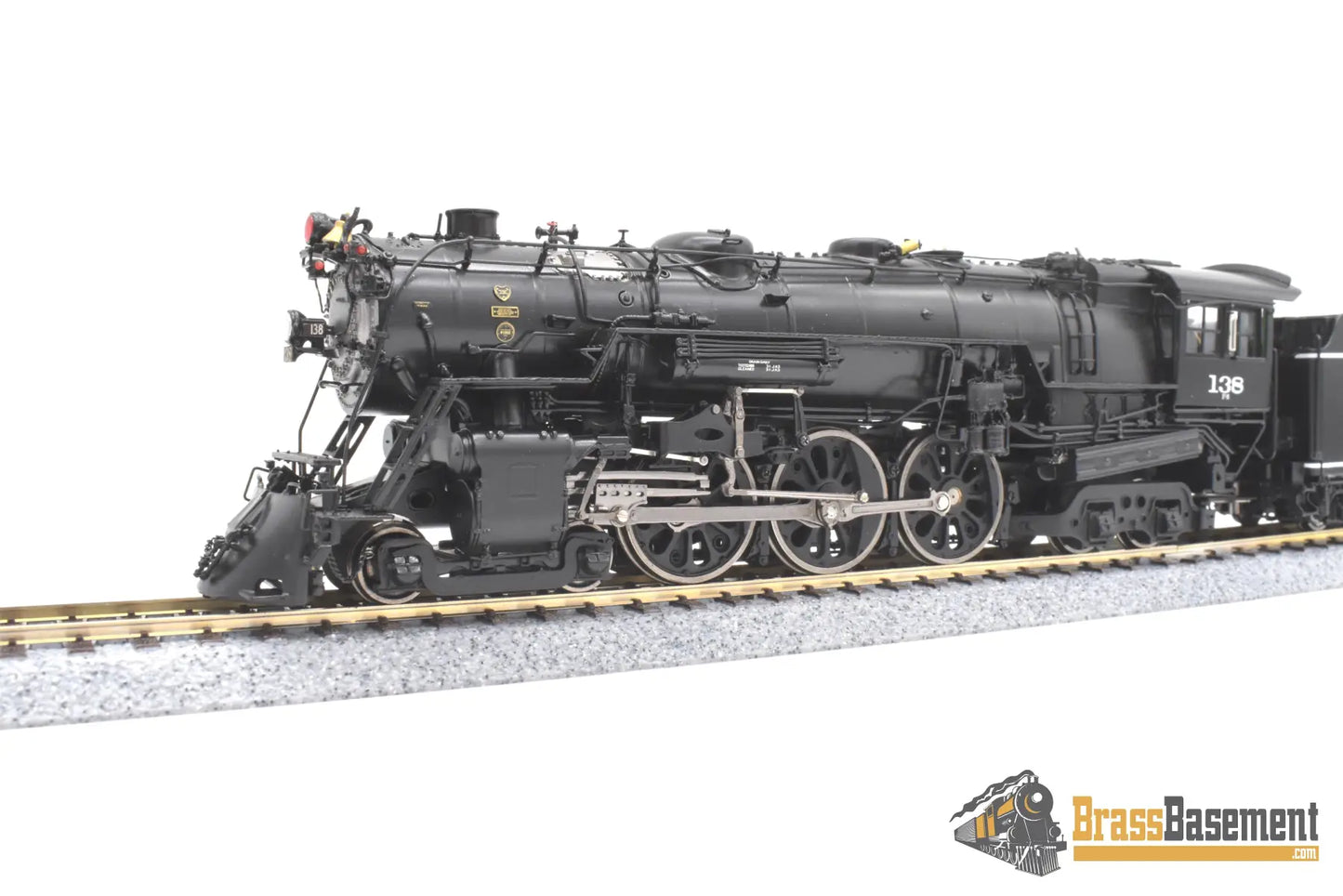HO Brass - PSC #17300-1 Milwaukee Road F6 4-6-4 Hudson #138 - F/P Beautiful! Steam