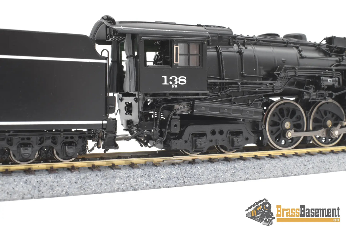 HO Brass - PSC #17300-1 Milwaukee Road F6 4-6-4 Hudson #138 - F/P Beautiful! Steam