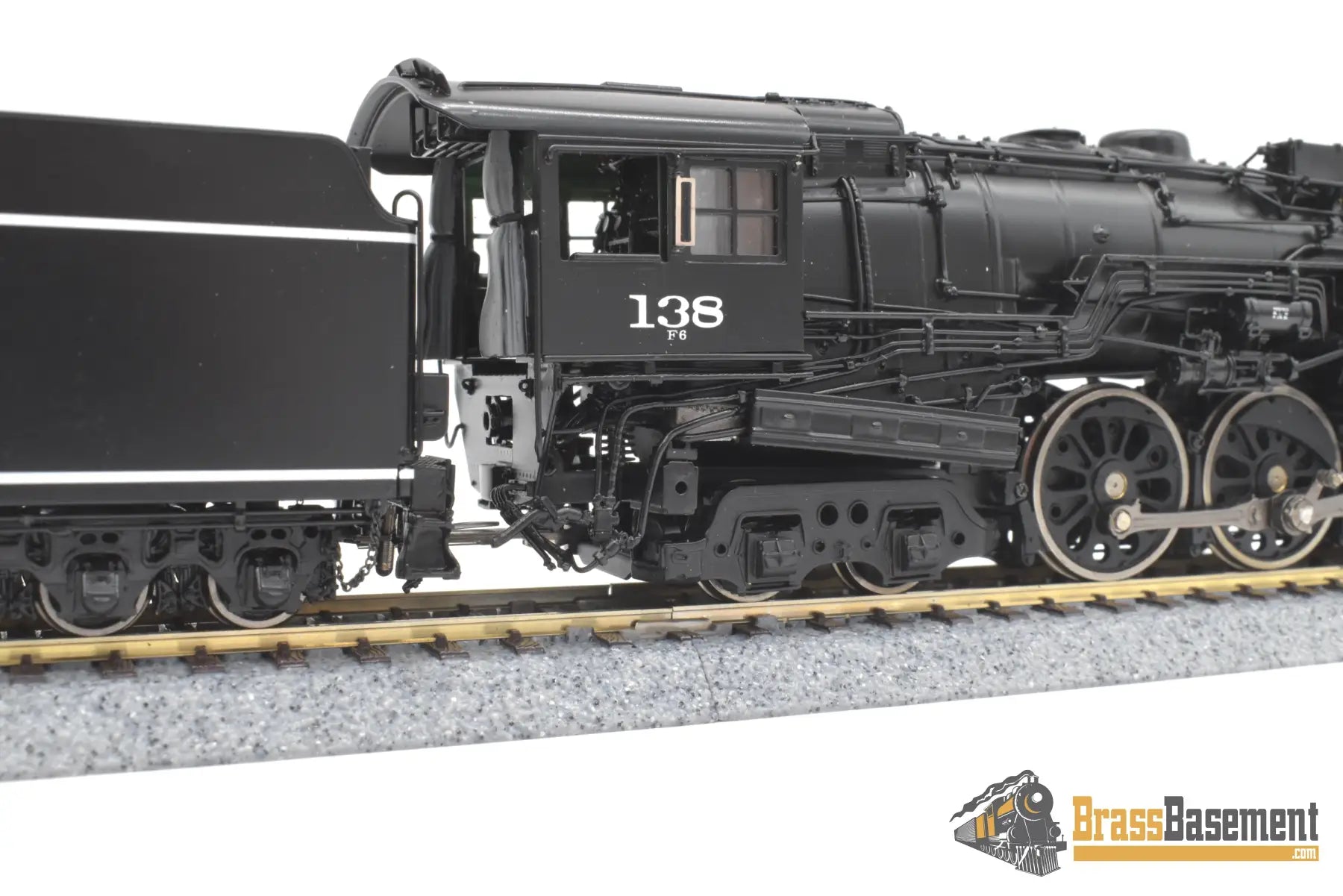 HO Brass - PSC #17300-1 Milwaukee Road F6 4-6-4 Hudson #138 - F/P Beautiful! Steam