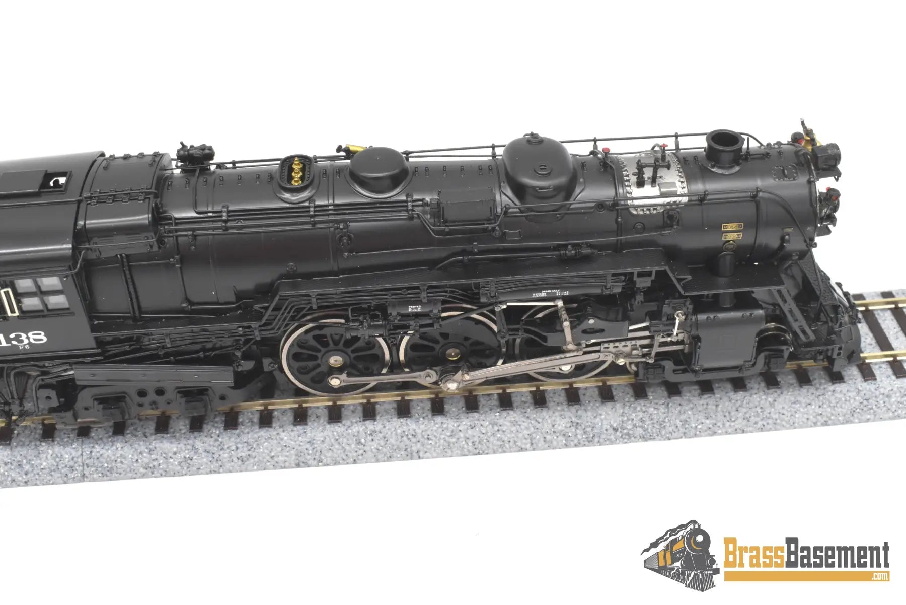 HO Brass - PSC #17300-1 Milwaukee Road F6 4-6-4 Hudson #138 - F/P Beautiful! Steam