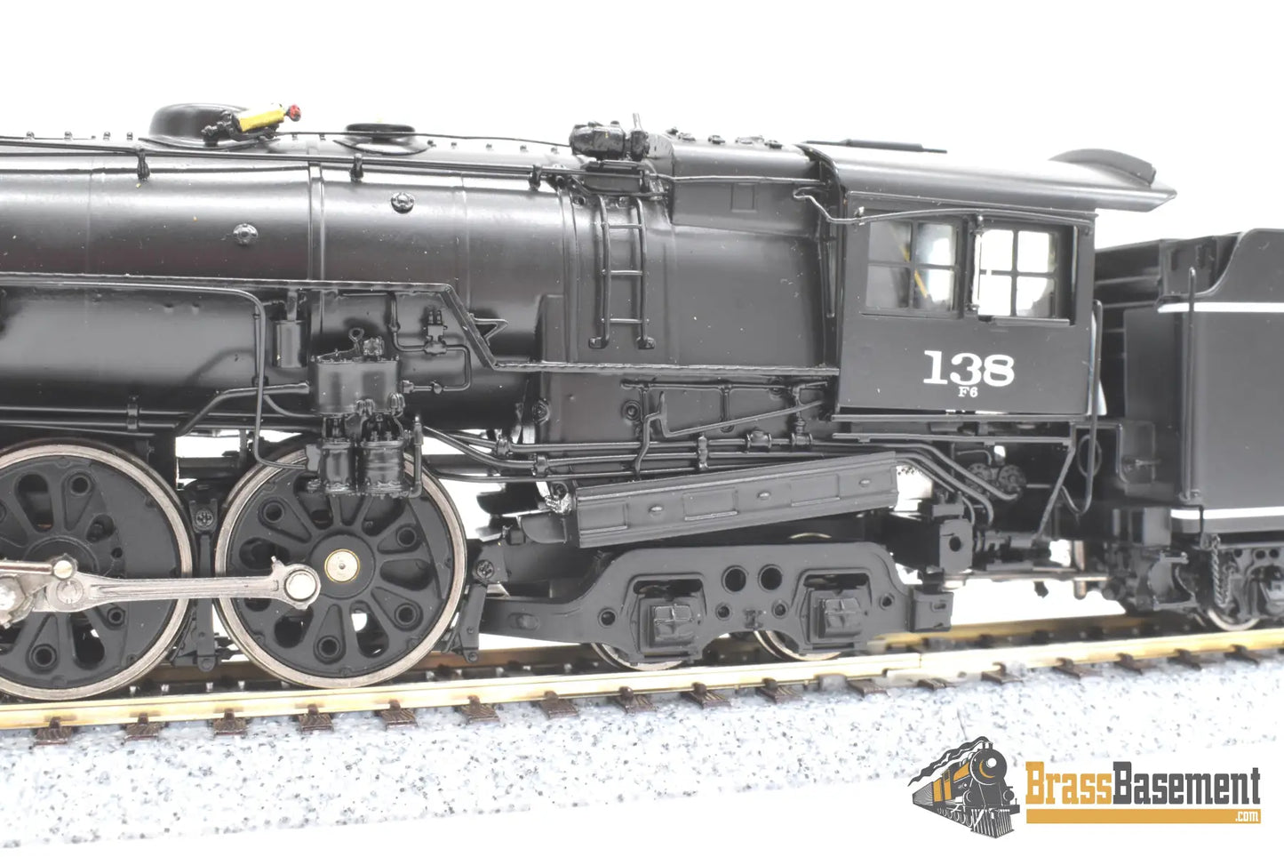 HO Brass - PSC #17300-1 Milwaukee Road F6 4-6-4 Hudson #138 - F/P Beautiful! Steam