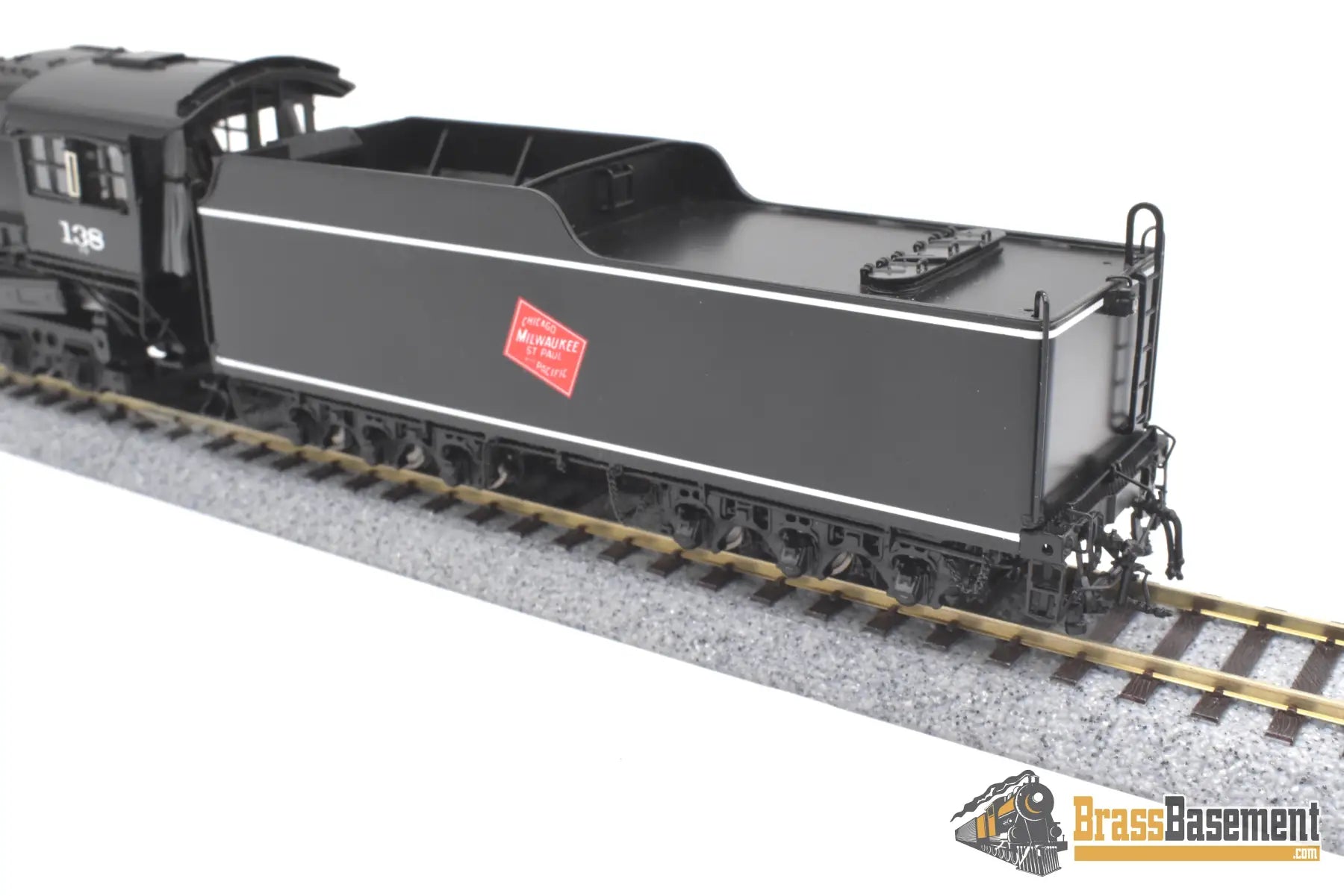 HO Brass - PSC #17300-1 Milwaukee Road F6 4-6-4 Hudson #138 - F/P Beautiful! Steam