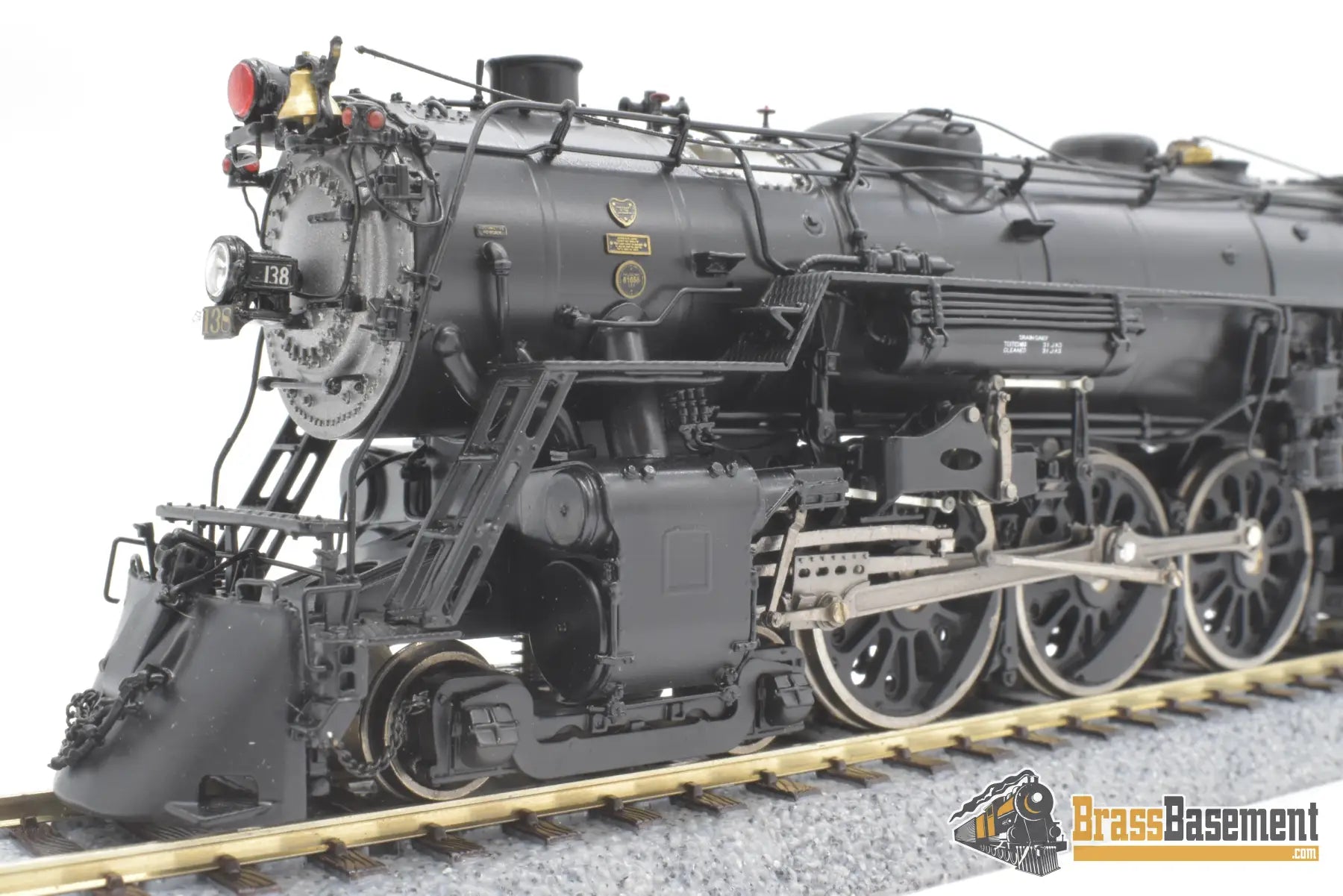 Ho Brass - Psc #17300 - 1 Milwaukee Road F6 4 - 6 - 4 Hudson #138 - F/P Superb Model Steam
