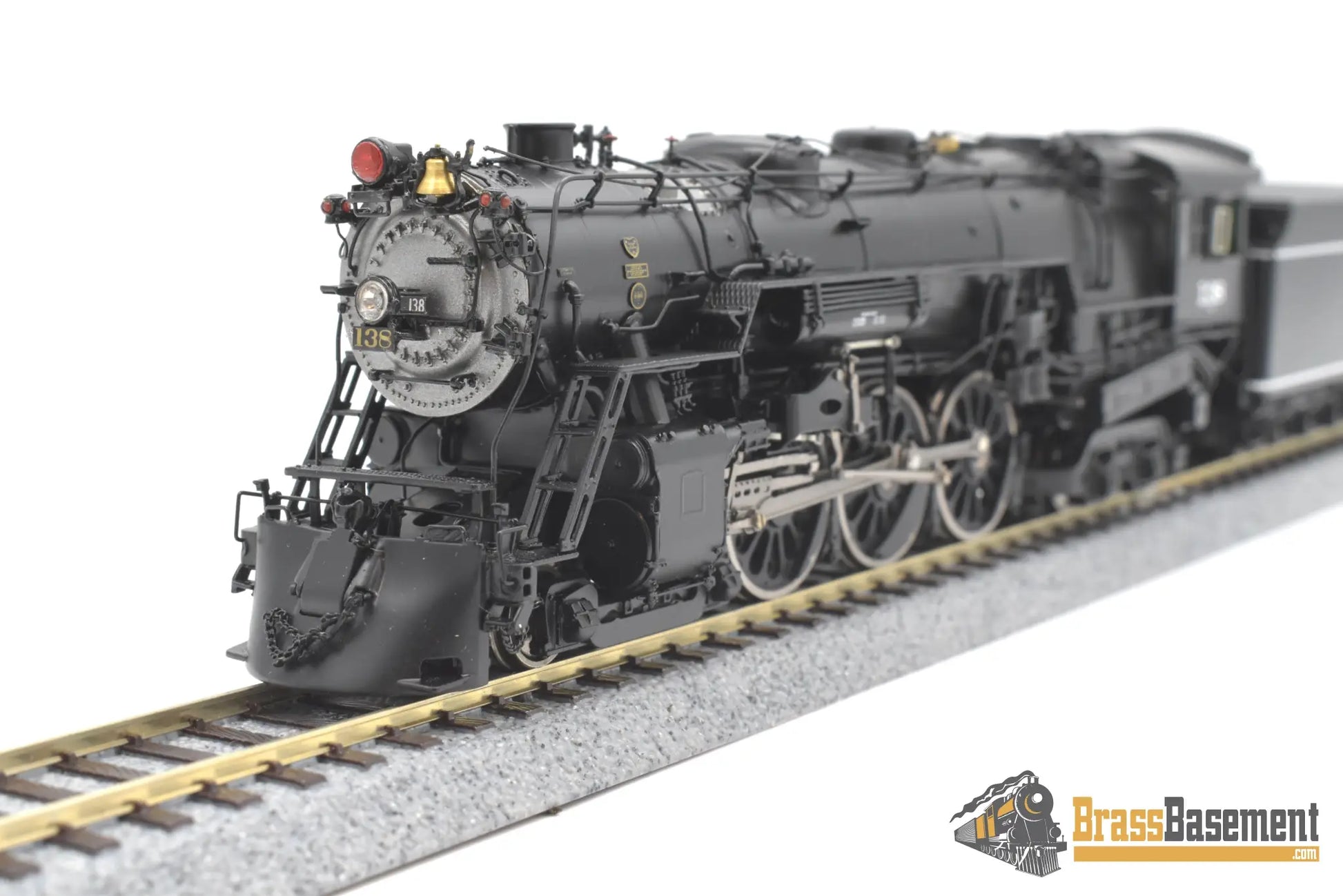 Ho Brass - Psc #17300 - 1 Milwaukee Road F6 4 - 6 - 4 Hudson #138 - F/P Superb Model Steam