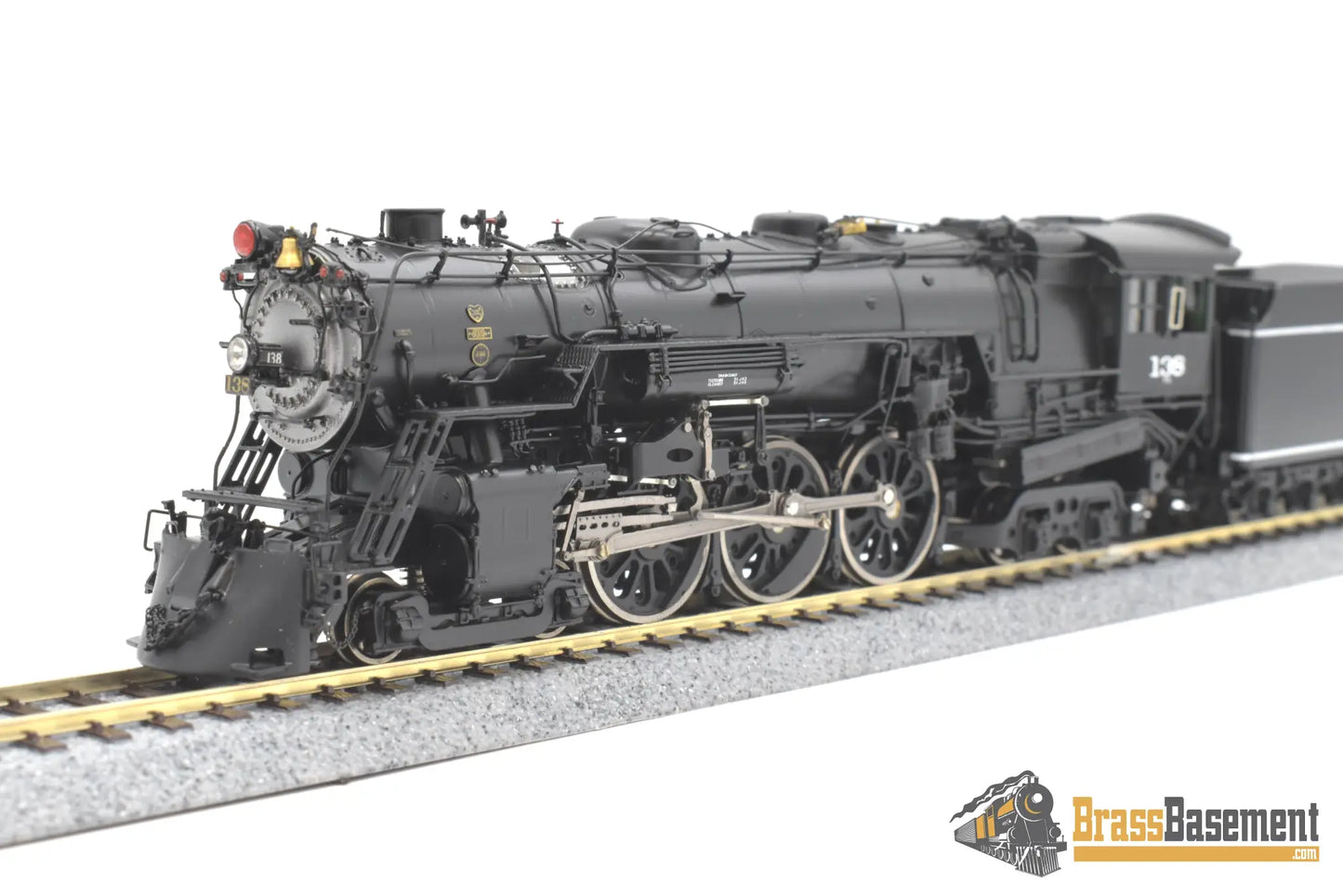 Ho Brass - Psc #17300 - 1 Milwaukee Road F6 4 - 6 - 4 Hudson #138 - F/P Superb Model Steam