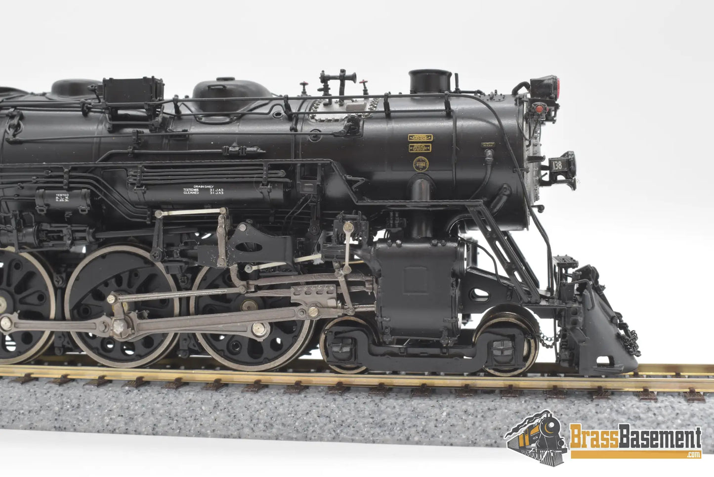 Ho Brass - Psc #17300 - 1 Milwaukee Road F6 4 - 6 - 4 Hudson #138 - F/P Superb Model Steam