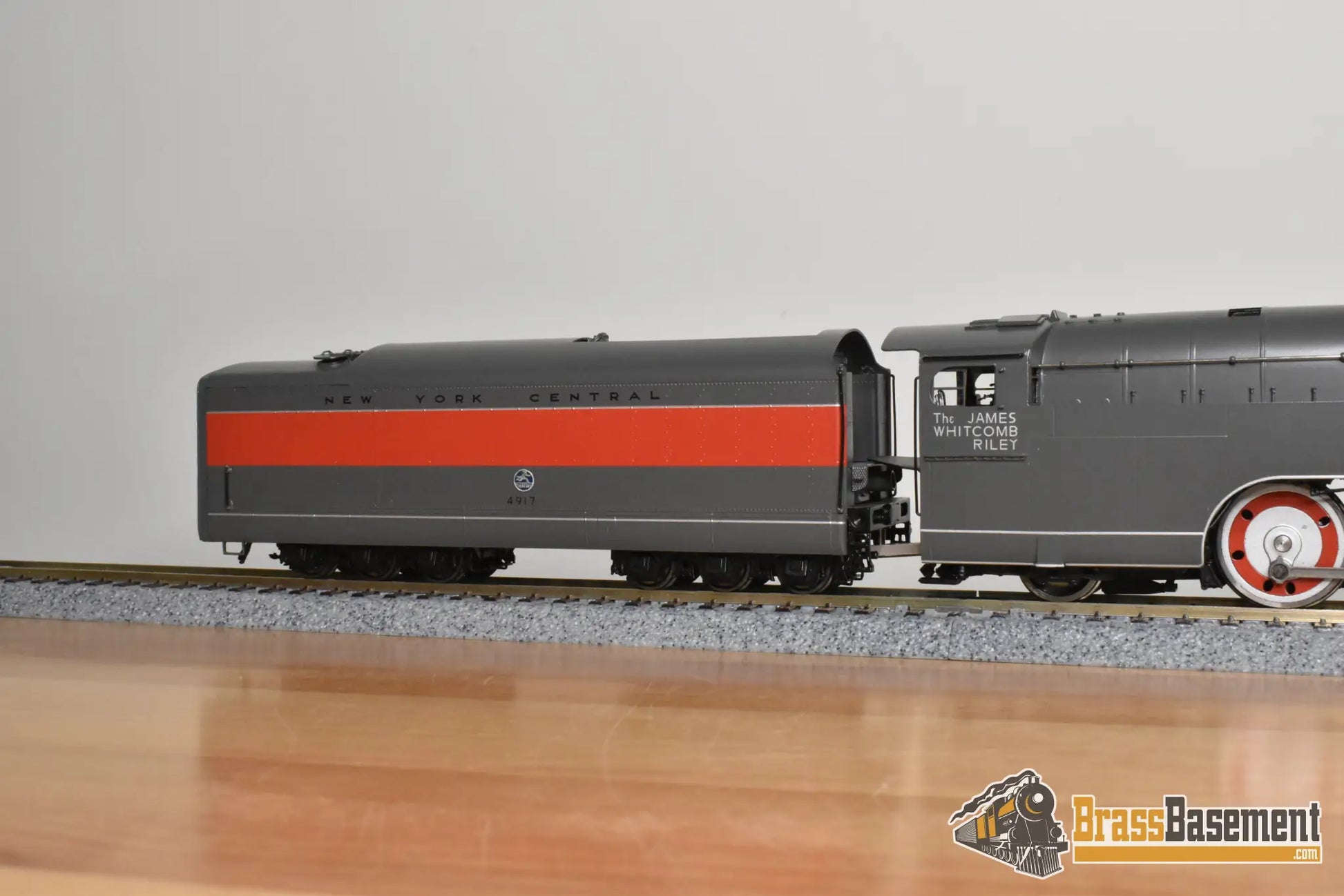 HO Brass - PSC 17308-2 NYC Streamlined ’James Whitcomb Riley’ 4-6-2 #4917 - Red Stripe RARE - Steam