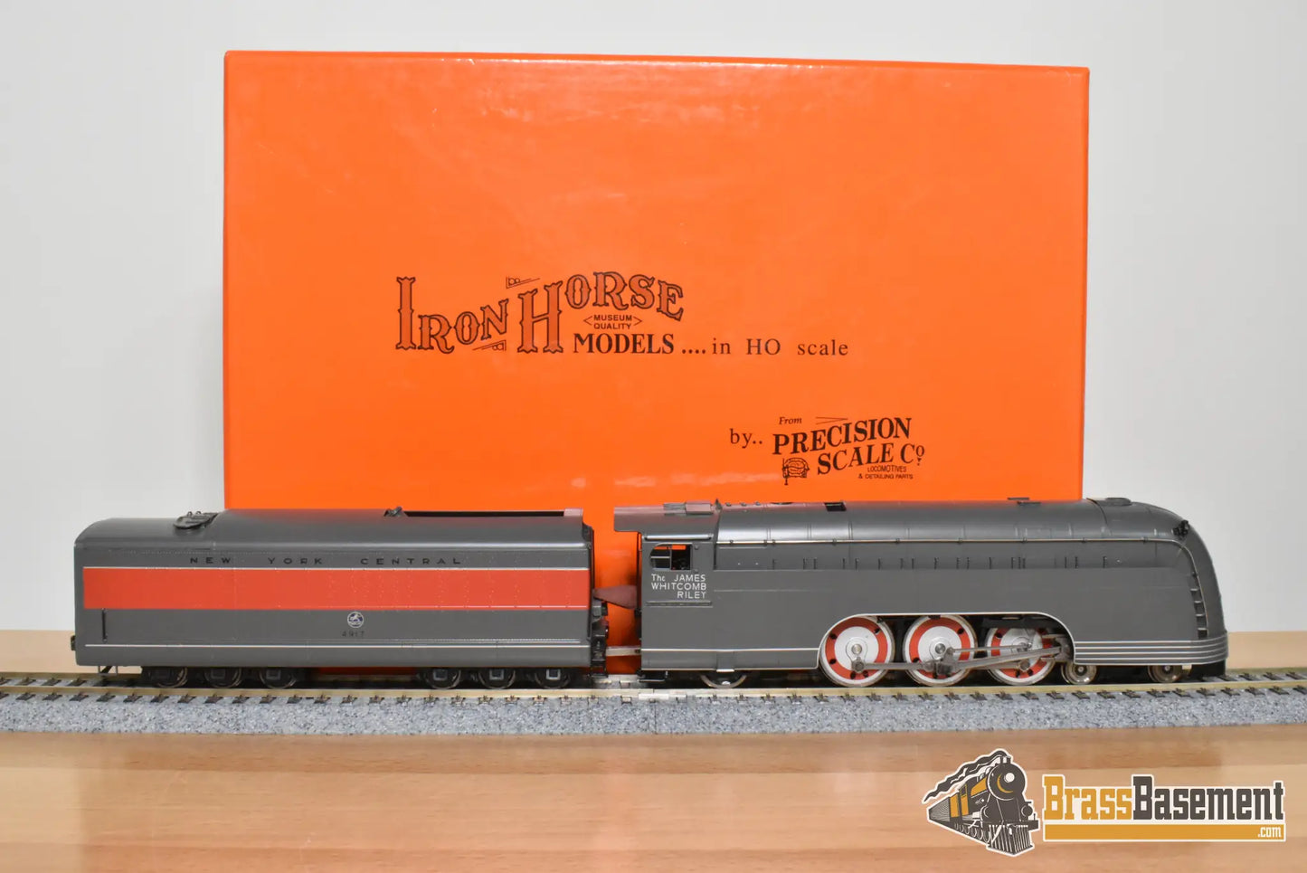 HO Brass - PSC 17308-2 NYC Streamlined ’James Whitcomb Riley’ 4-6-2 #4917 - Red Stripe RARE - Steam