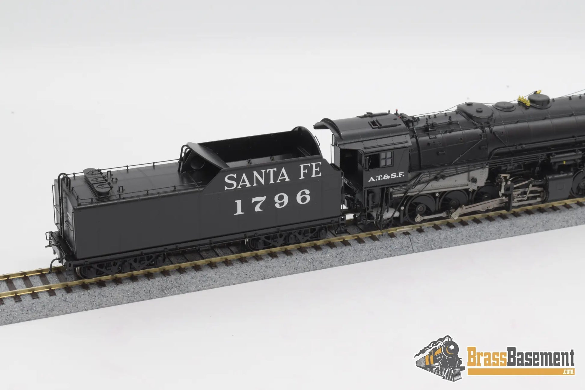 Ho Brass - Psc 17428 - 1 Atsf Santa Fe 2 - 8 - 8 - 2 #1796 Ex N&W