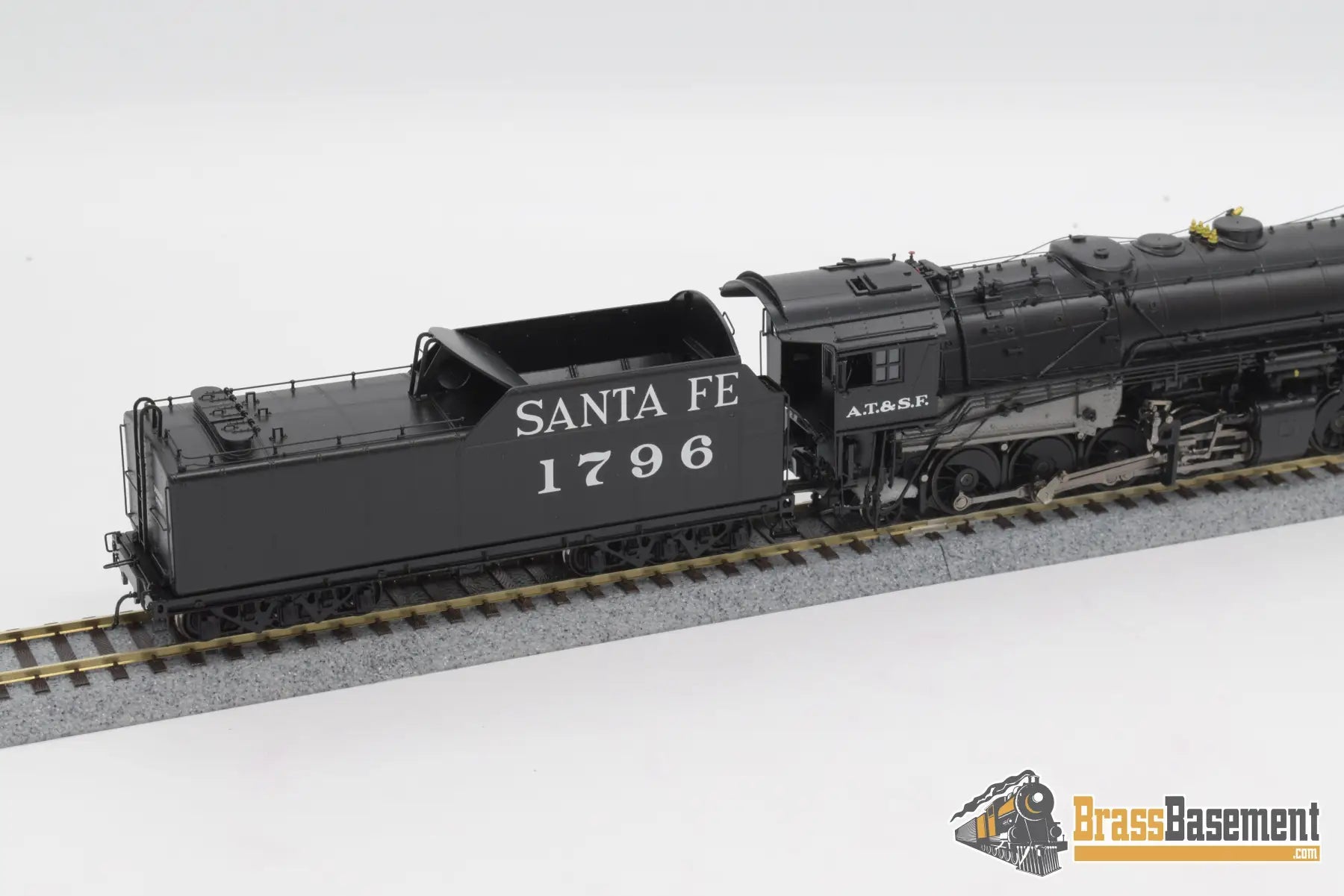 Ho Brass - Psc 17428 - 1 Atsf Santa Fe 2 - 8 - 8 - 2 #1796 Ex N&W