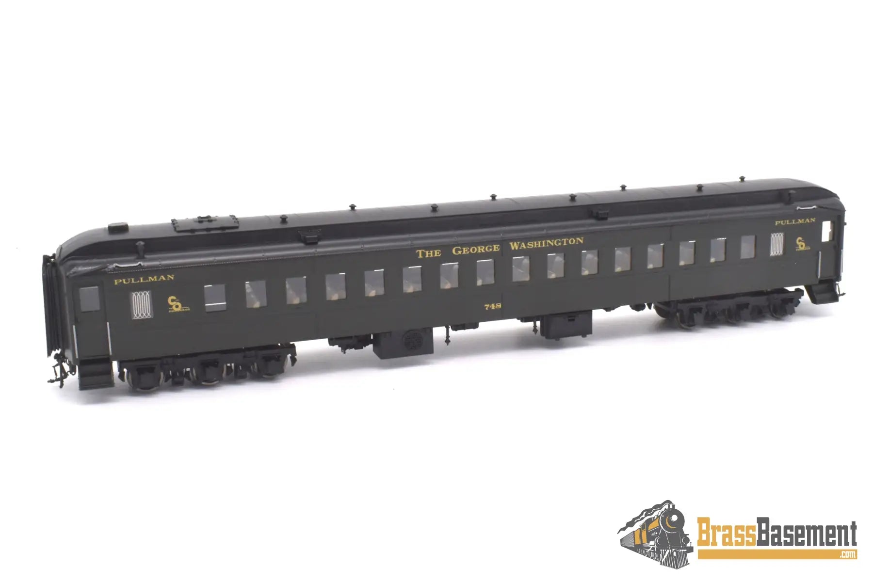 Ho Brass - Psc 17512 - 1 George Washington Set 8 Car Fp Passenger