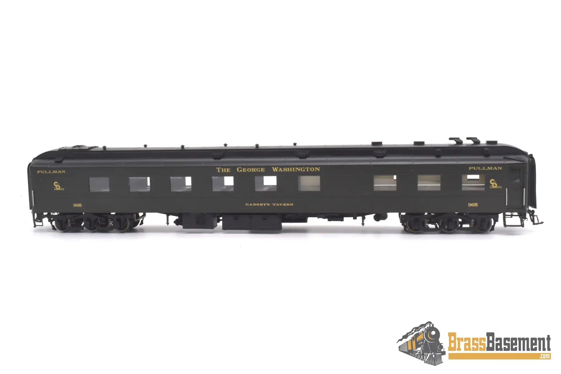 Ho Brass - Psc 17512 - 1 George Washington Set 8 Car Fp Passenger