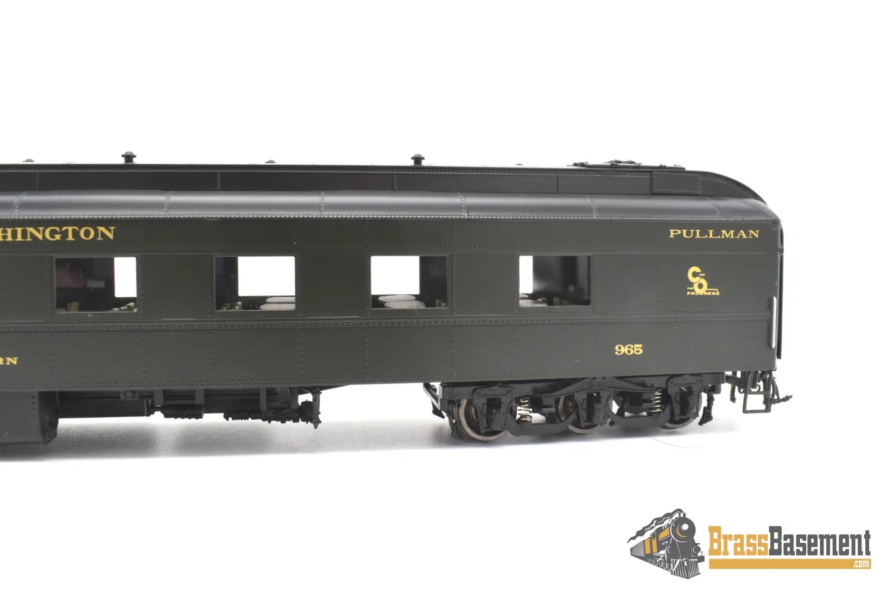 Ho Brass - Psc 17512 - 1 George Washington Set 8 Car Fp Passenger