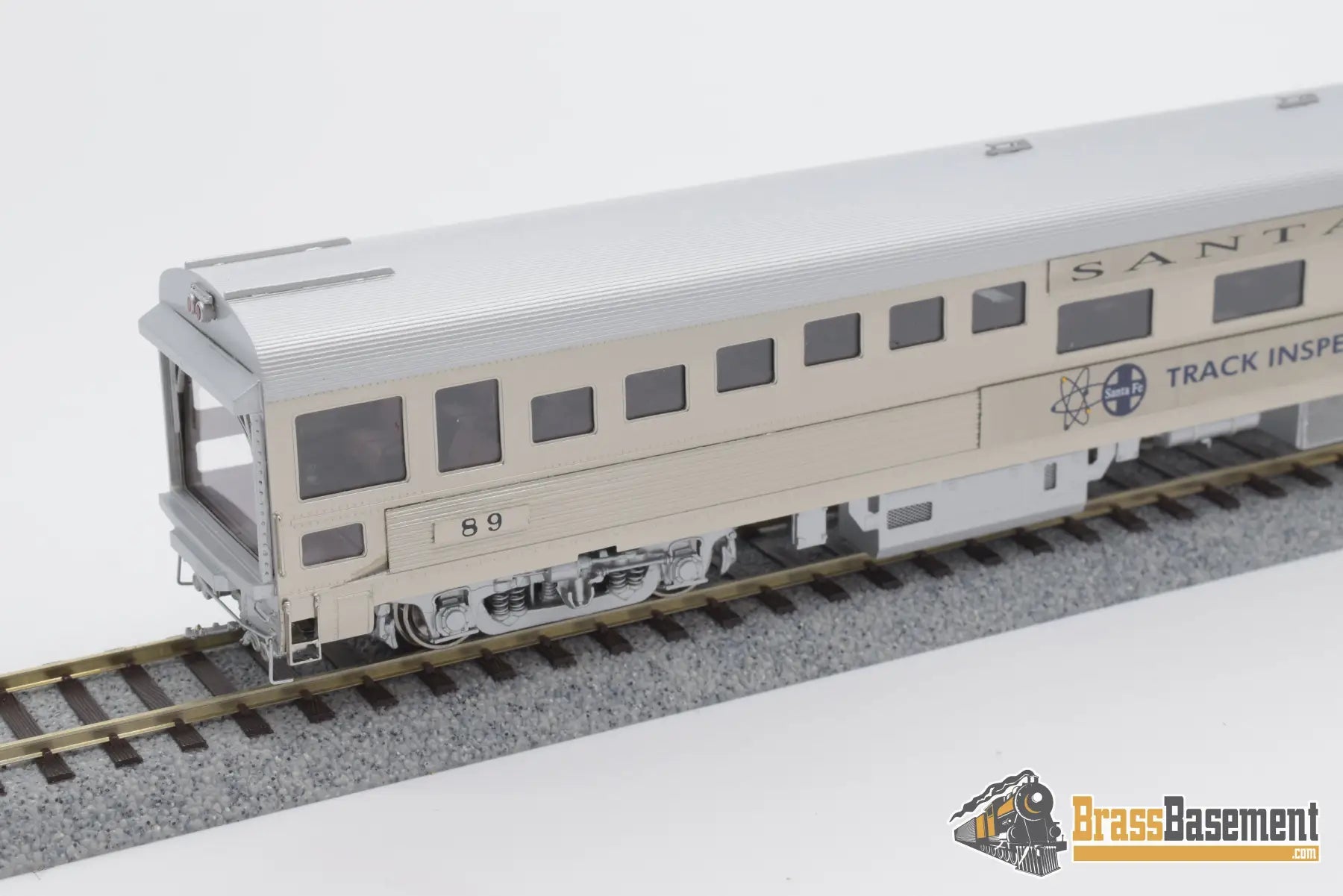 Ho Brass - Psc 17610.1 Atsf Santa Fe Directors Track Inspection Car #89 Passenger