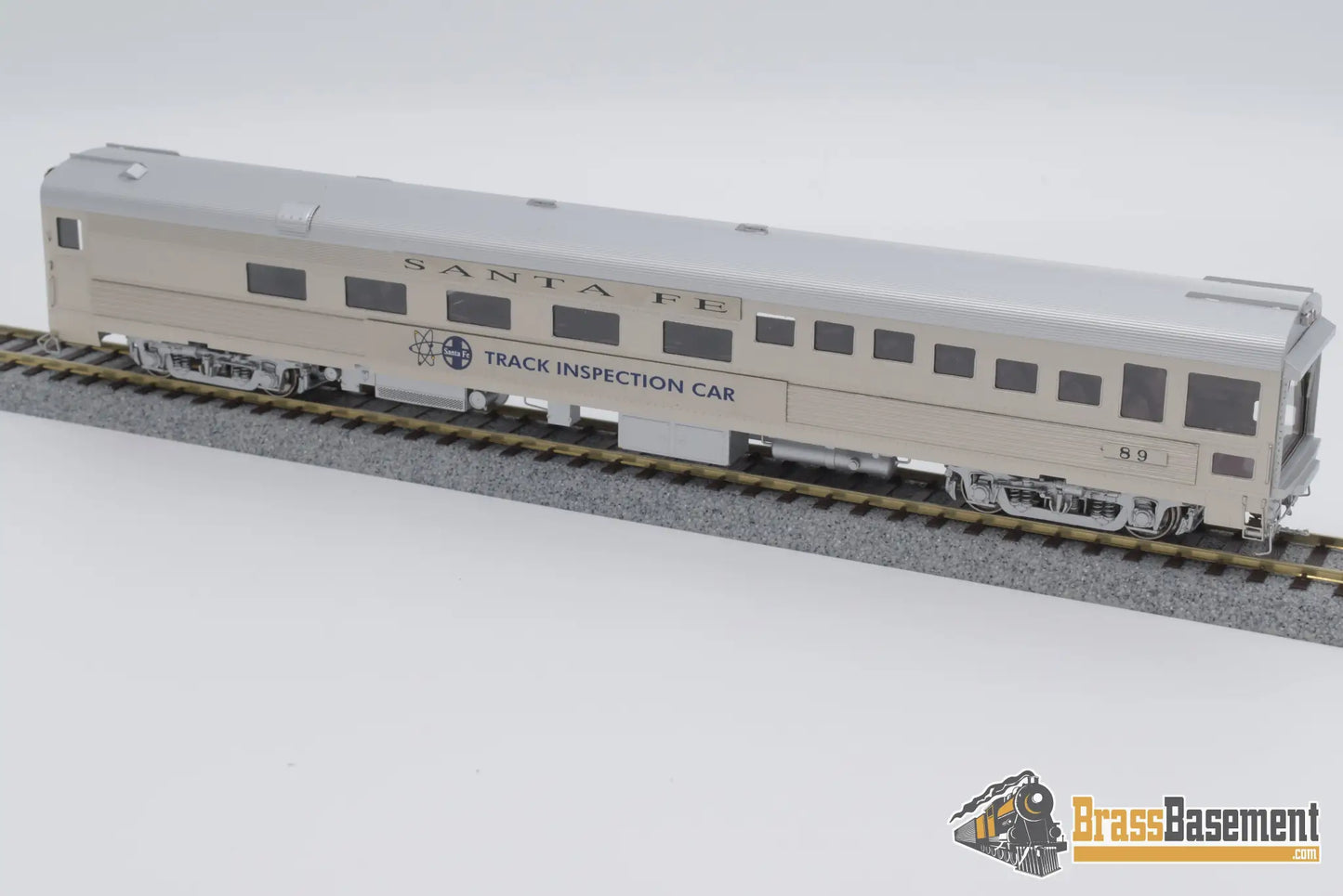 Ho Brass - Psc 17610.1 Atsf Santa Fe Directors Track Inspection Car #89 Passenger