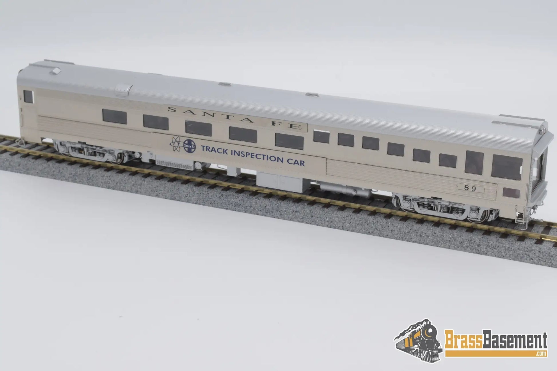 Ho Brass - Psc 17610.1 Atsf Santa Fe Directors Track Inspection Car #89 Passenger