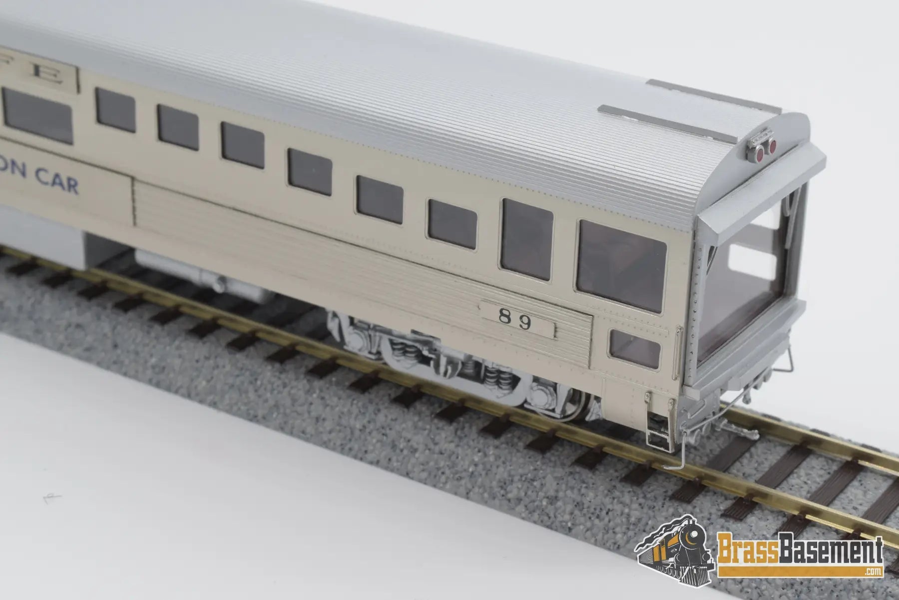 Ho Brass - Psc 17610.1 Atsf Santa Fe Directors Track Inspection Car #89 Passenger
