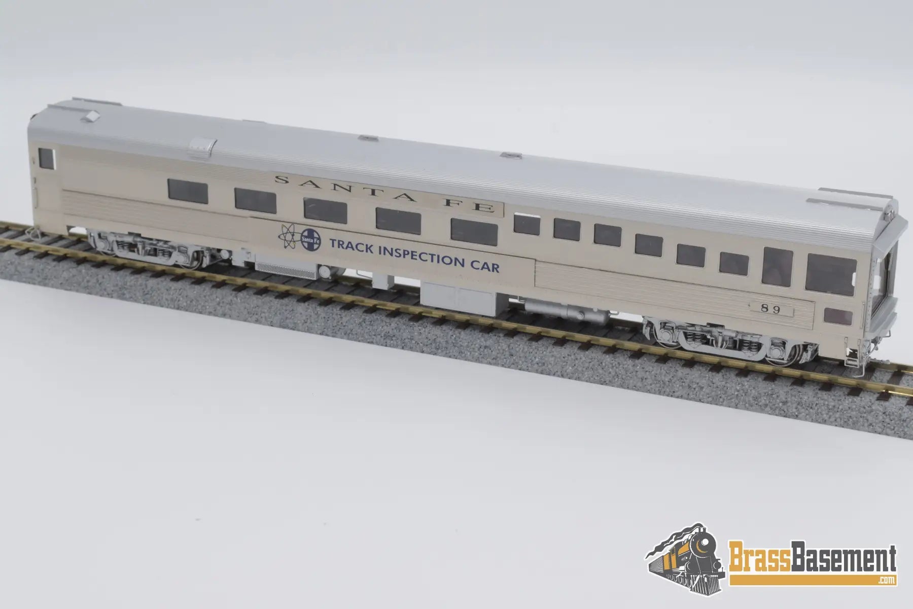 Ho Brass - Psc 17610.1 Atsf Santa Fe Directors Track Inspection Car #89 Passenger
