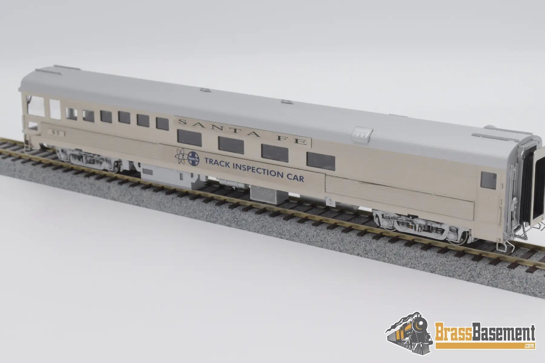 Ho Brass - Psc 17610.1 Atsf Santa Fe Directors Track Inspection Car #89 Passenger