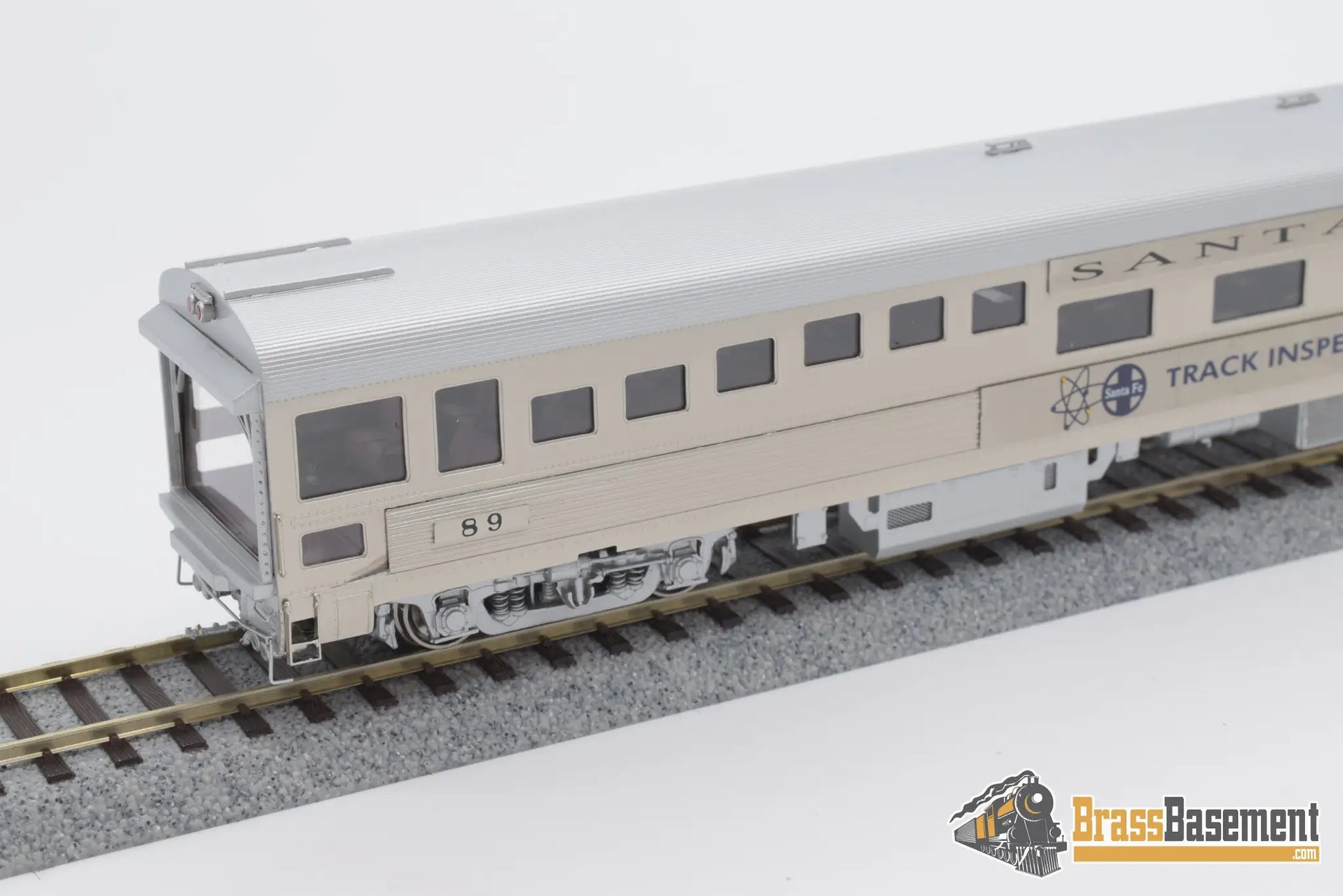 Ho Brass - Psc 17610.1 Atsf Santa Fe Directors Track Inspection Car #89 Passenger