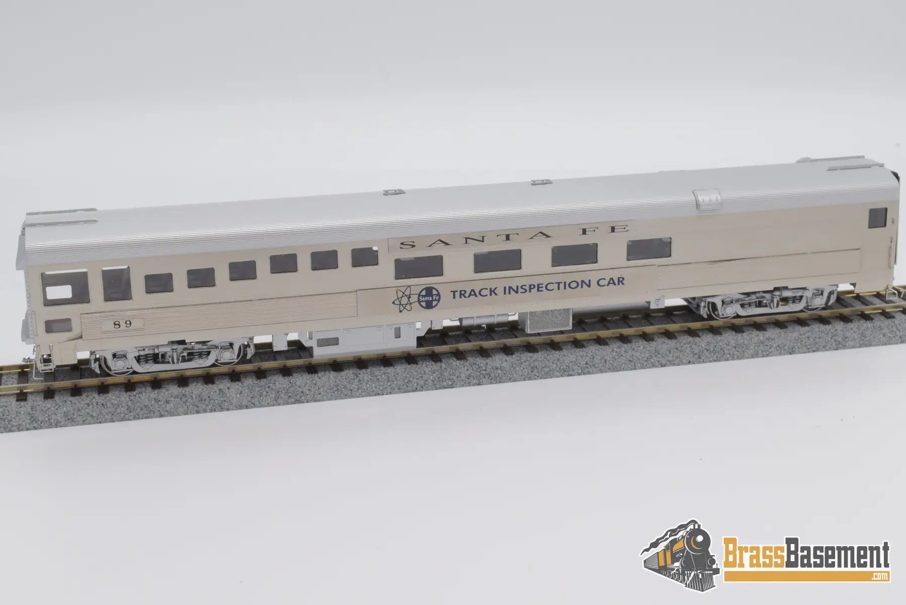 Ho Brass - Psc 17610.1 Atsf Santa Fe Directors Track Inspection Car #89 Passenger