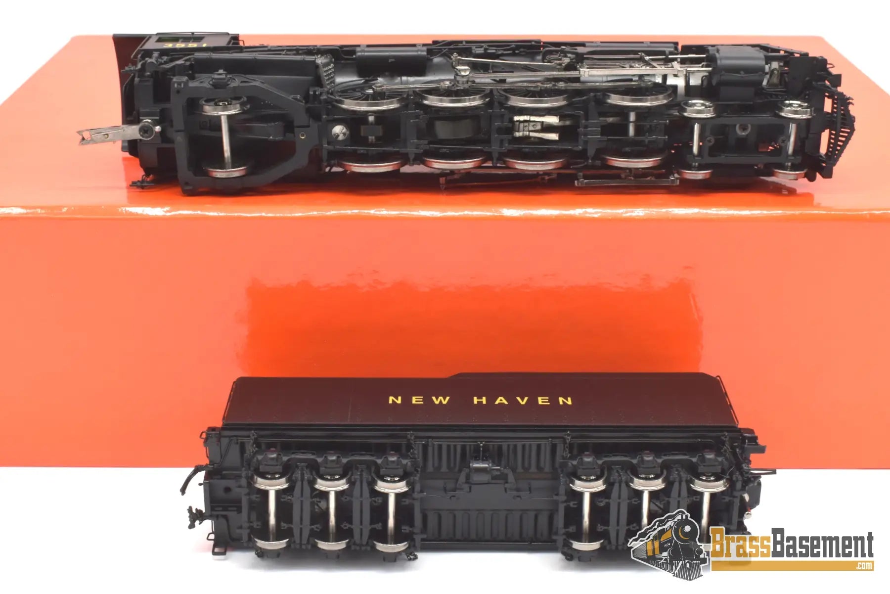 Ho Brass - Psc 17778 - 1 New Haven R - 3 4 - 8 - 2 Mountain Three Cylinders Steam