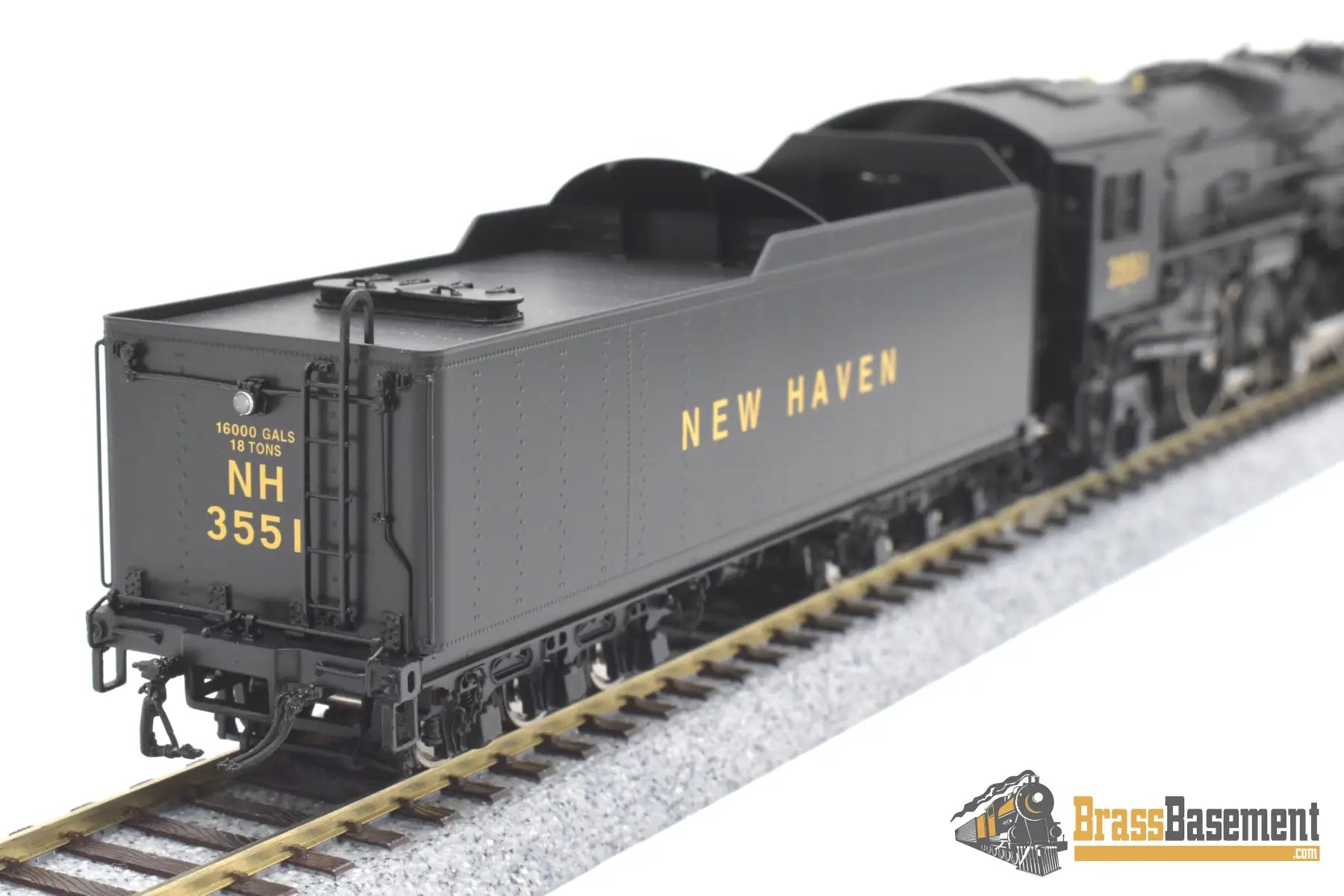 Ho Brass - Psc 17778 - 1 New Haven R - 3 4 - 8 - 2 Mountain Three Cylinders Steam