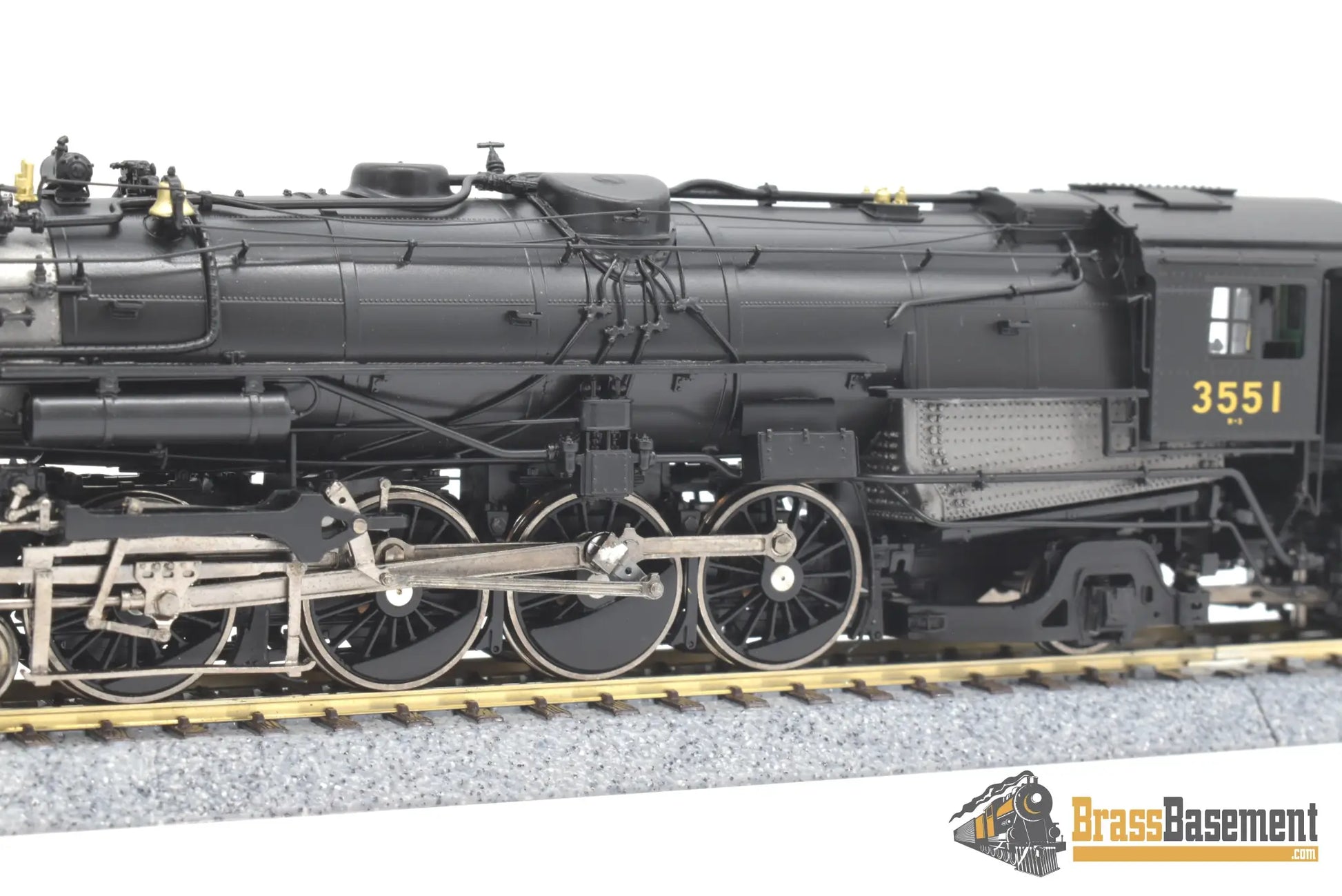 Ho Brass - Psc 17778 - 1 New Haven R - 3 4 - 8 - 2 Mountain Three Cylinders Steam