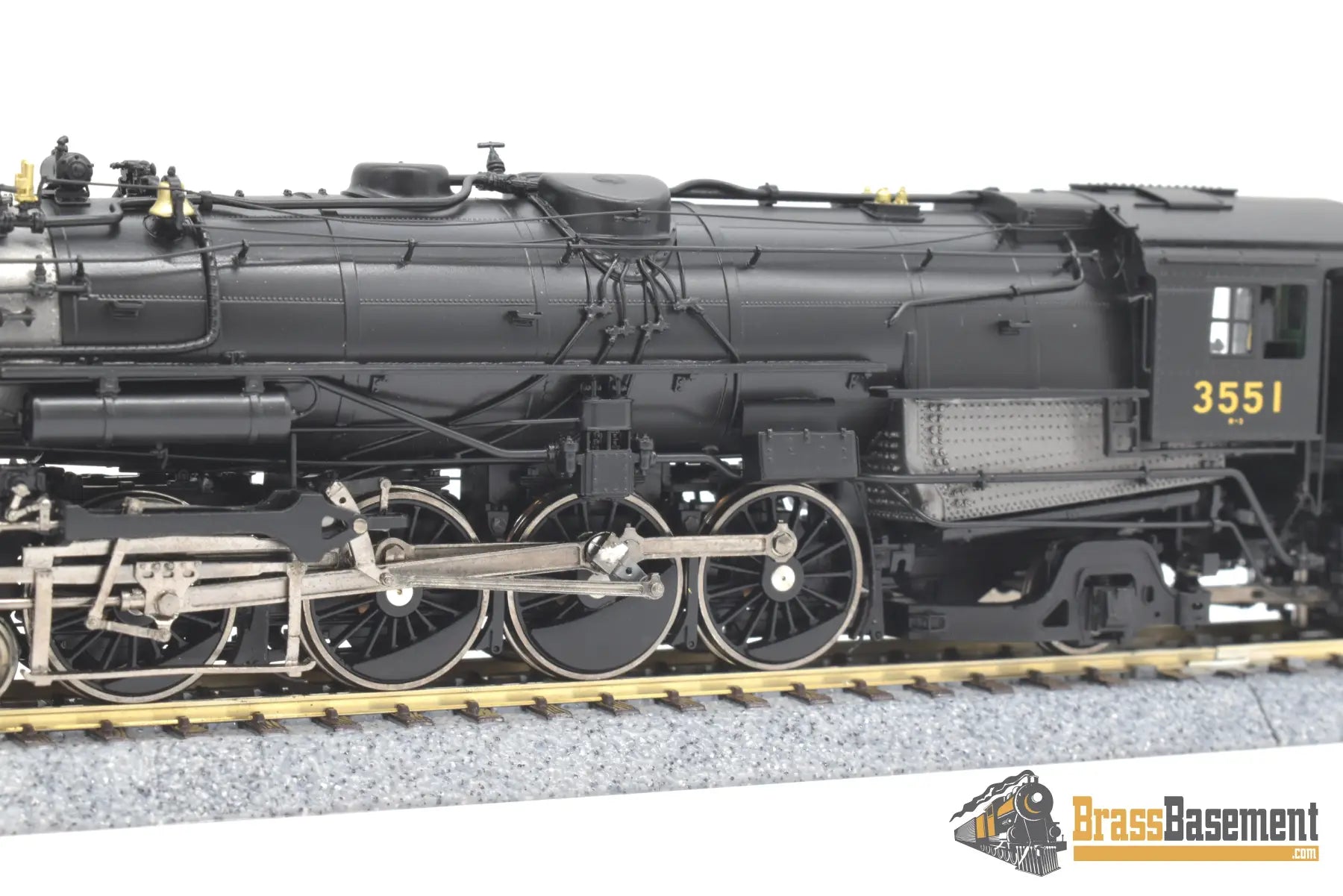 Ho Brass - Psc 17778 - 1 New Haven R - 3 4 - 8 - 2 Mountain Three Cylinders Steam