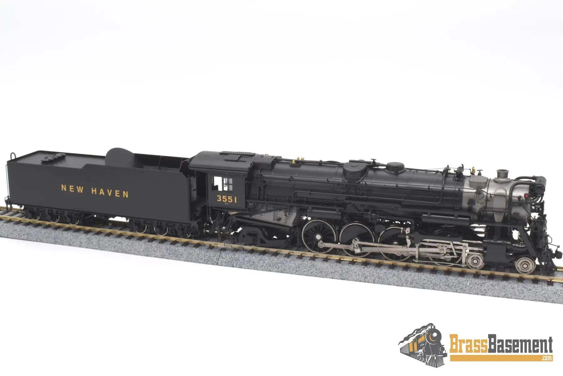 Ho Brass - Psc 17778 - 1 New Haven R - 3 4 - 8 - 2 Mountain Three Cylinders Steam