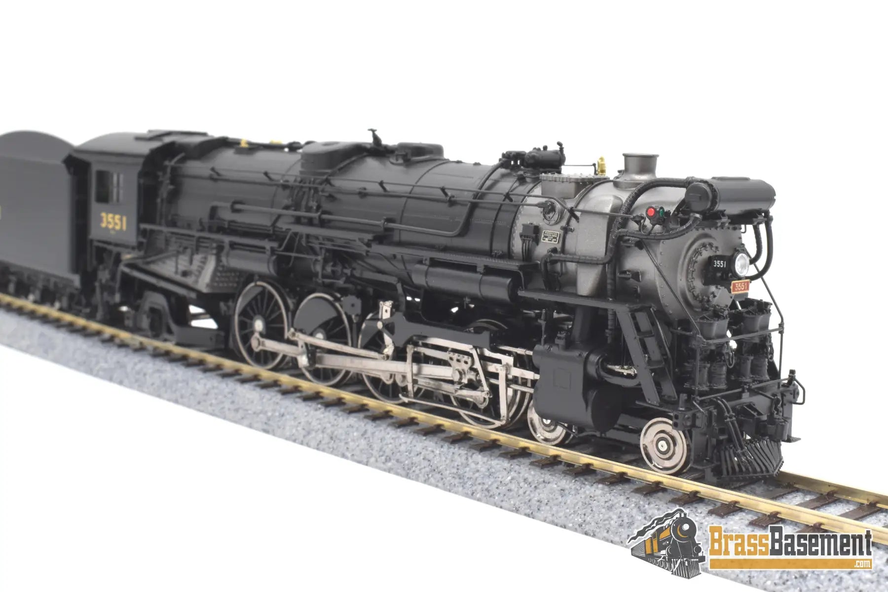 Ho Brass - Psc 17778 - 1 New Haven R - 3 4 - 8 - 2 Mountain Three Cylinders Steam