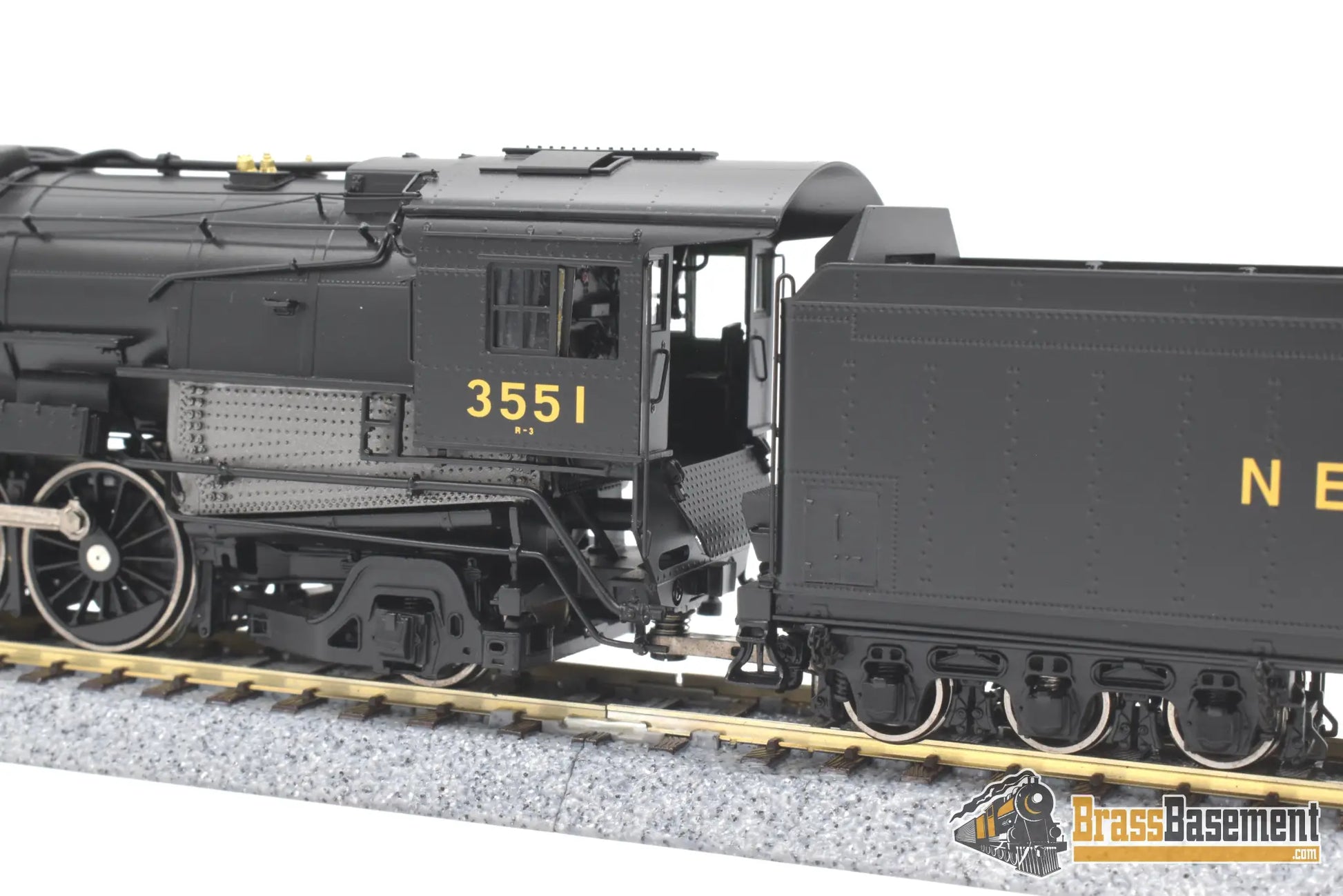 Ho Brass - Psc 17778 - 1 New Haven R - 3 4 - 8 - 2 Mountain Three Cylinders Steam