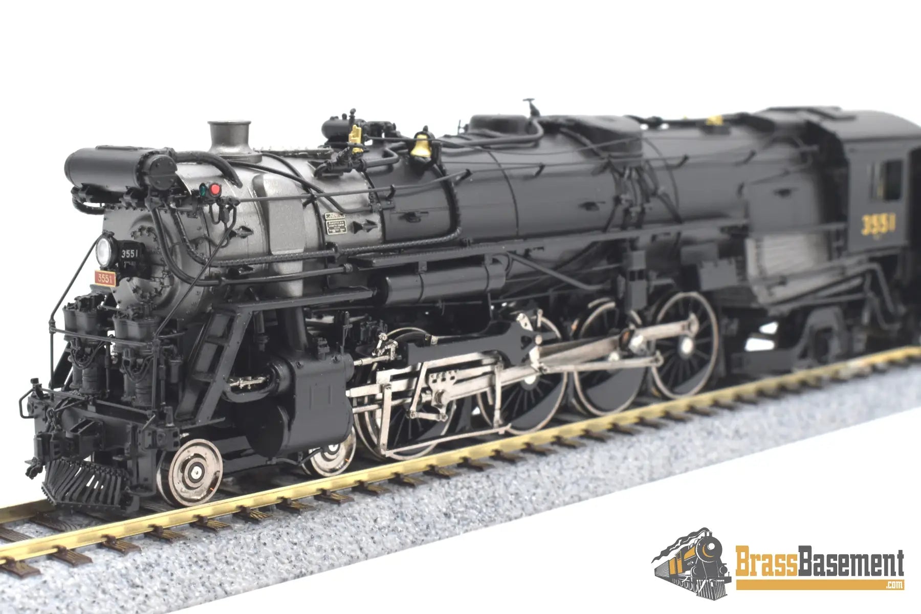 Ho Brass - Psc 17778 - 1 New Haven R - 3 4 - 8 - 2 Mountain Three Cylinders Steam