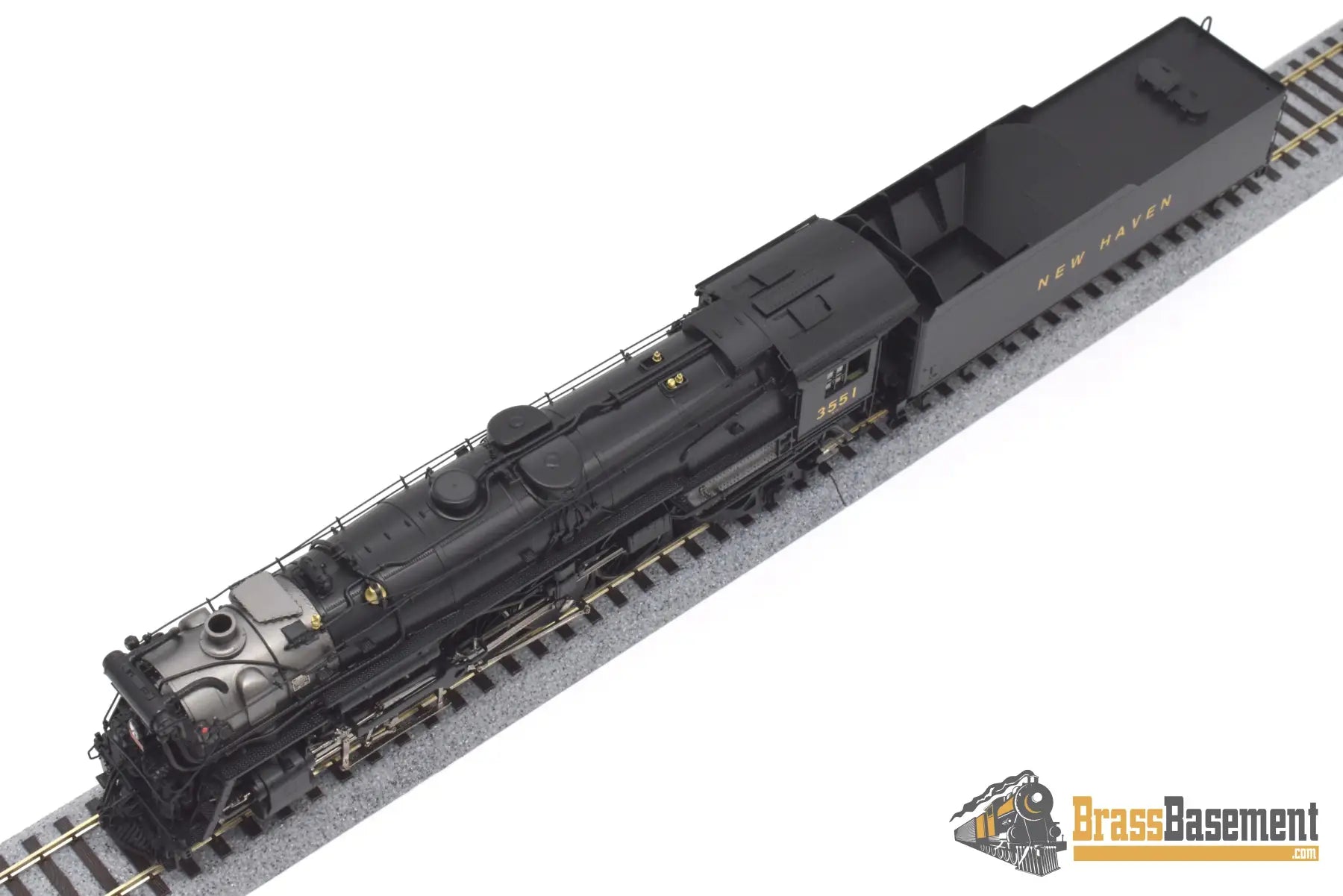 Ho Brass - Psc 17778 - 1 New Haven R - 3 4 - 8 - 2 Mountain Three Cylinders Steam