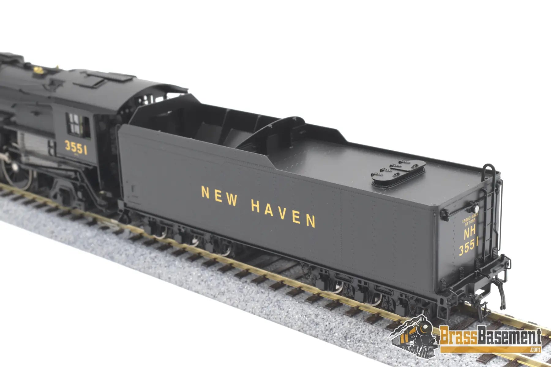 Ho Brass - Psc 17778 - 1 New Haven R - 3 4 - 8 - 2 Mountain Three Cylinders Steam