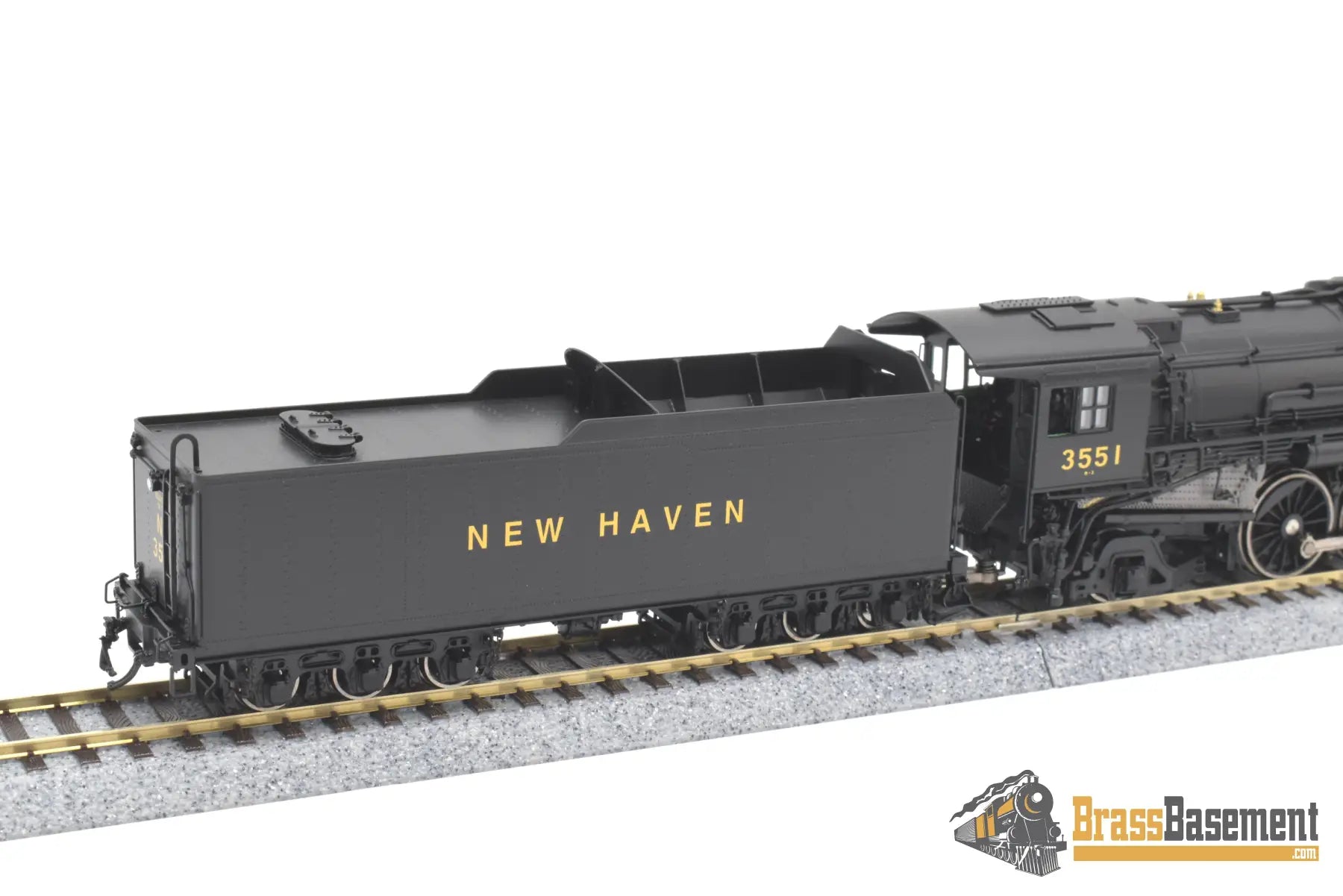 Ho Brass - Psc 17778 - 1 New Haven R - 3 4 - 8 - 2 Mountain Three Cylinders Steam