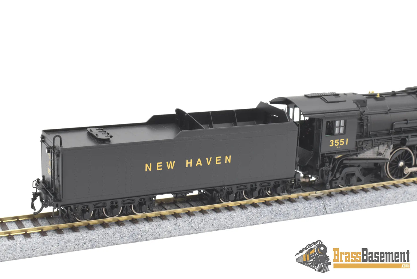 Ho Brass - Psc 17778 - 1 New Haven R - 3 4 - 8 - 2 Mountain Three Cylinders Steam