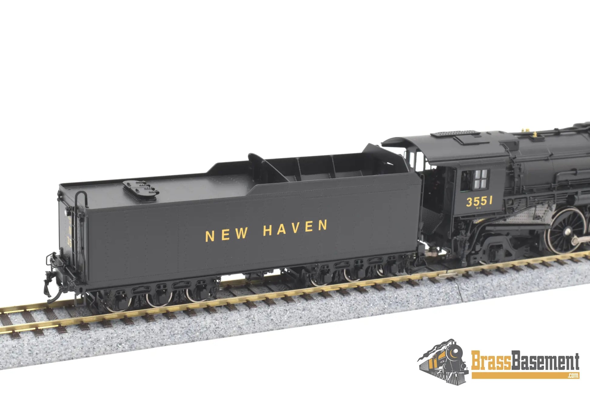 Ho Brass - Psc 17778 - 1 New Haven R - 3 4 - 8 - 2 Mountain Three Cylinders Steam