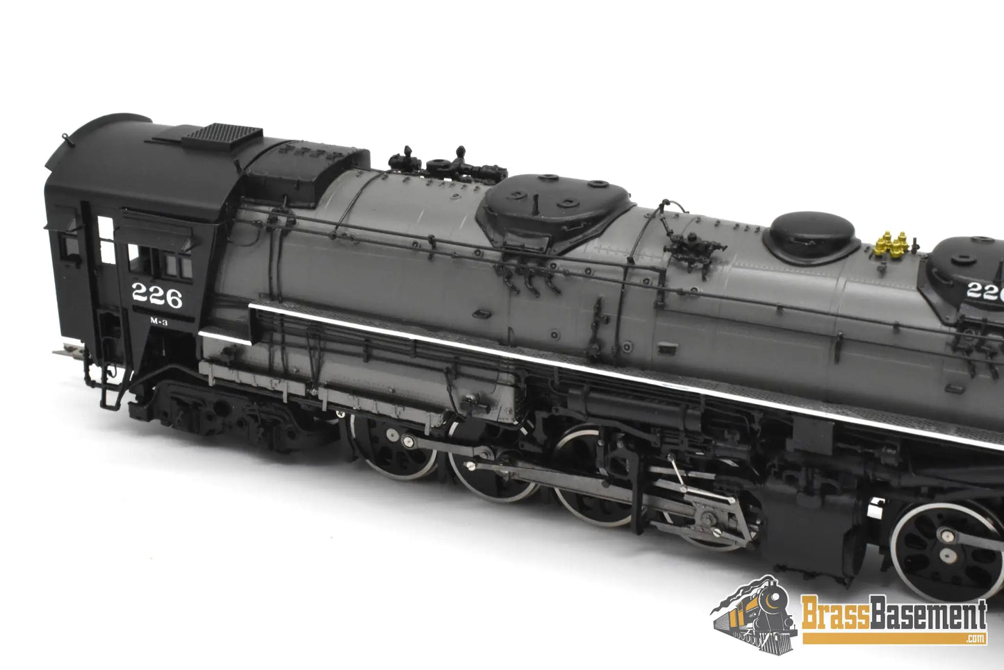 HO Brass - PSC 17854-2 DM&IR Duluth Missabe & Iron Range 2-8-8-4 Yellowstone Gray Boiler Elesco FWH - MINT Steam