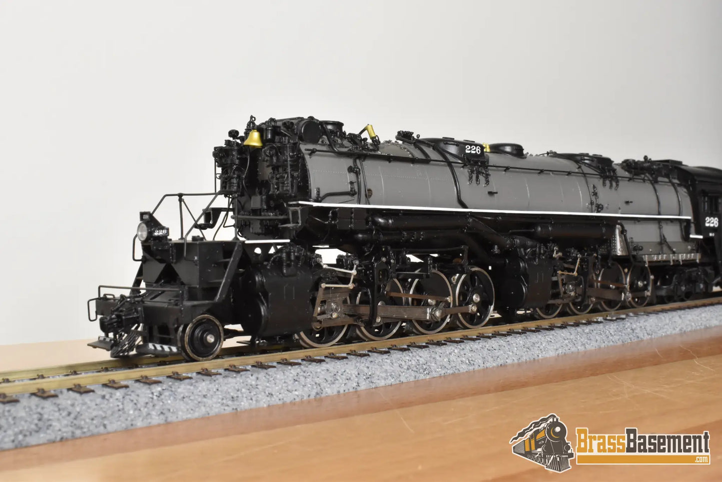 HO Brass - PSC 17854-2 DM&IR Duluth Missabe & Iron Range 2-8-8-4 Yellowstone Gray Boiler Elesco FWH - MINT Steam