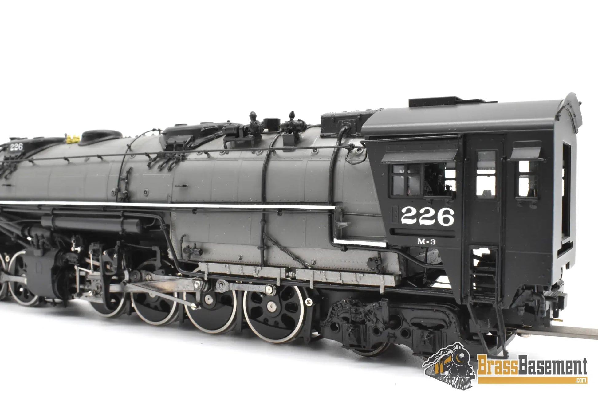 HO Brass - PSC 17854-2 DM&IR Duluth Missabe & Iron Range 2-8-8-4 Yellowstone Gray Boiler Elesco FWH - MINT Steam